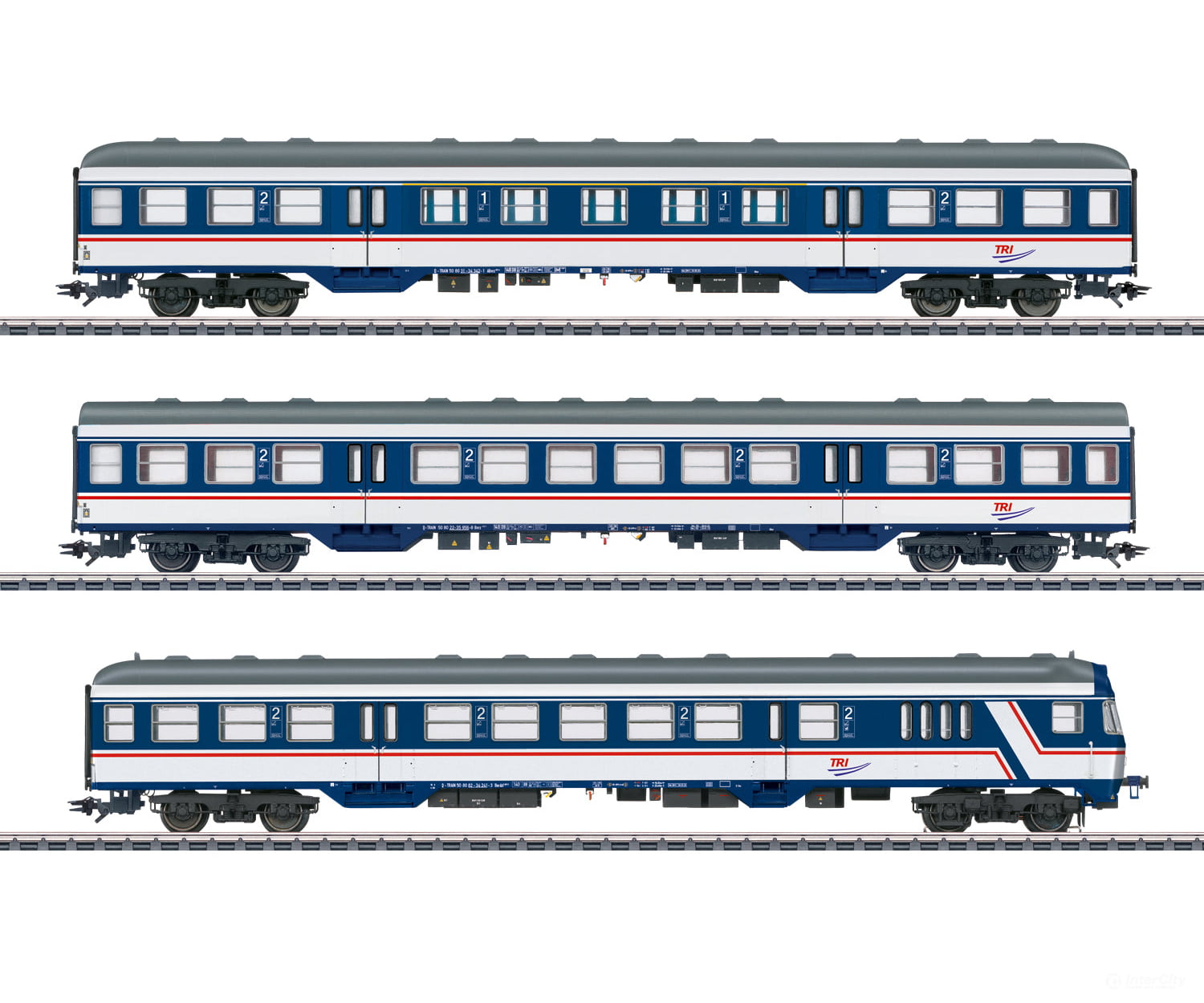 Marklin 43826 HO TRI Passenger Car Set European Passenger Cars