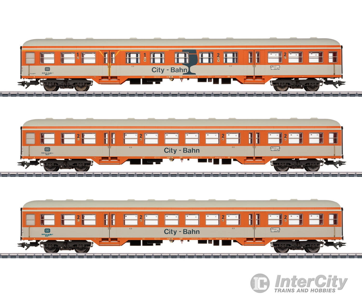 Marklin 43835 HO City Bahn Passenger Car Set European Passenger Cars