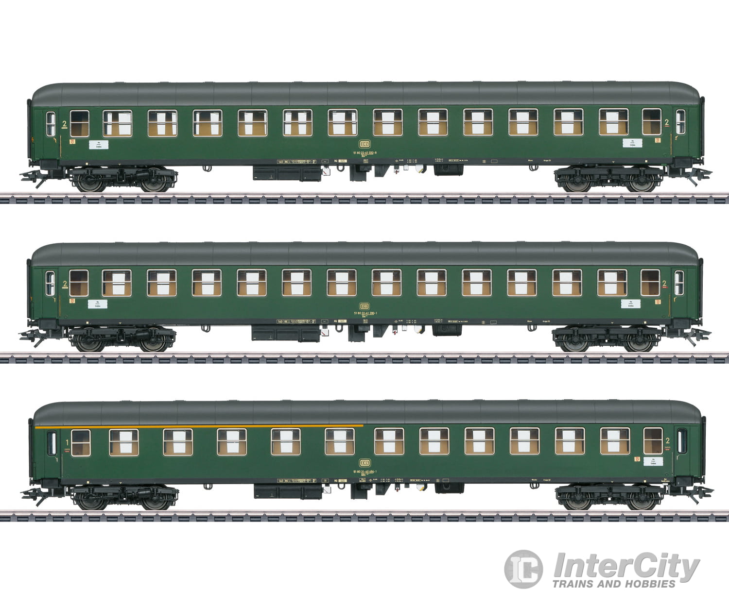 Marklin 43936 HO DB Express Passenger Car Set