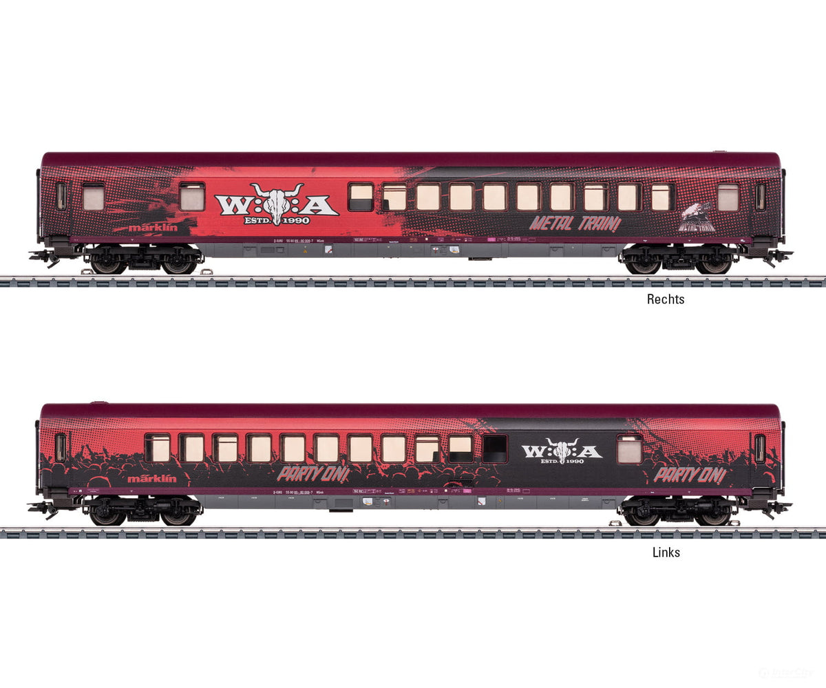 Marklin 43945 HO Metal-Train/W:O:A Party Car MFX Digital Sound - European Passenger Cars