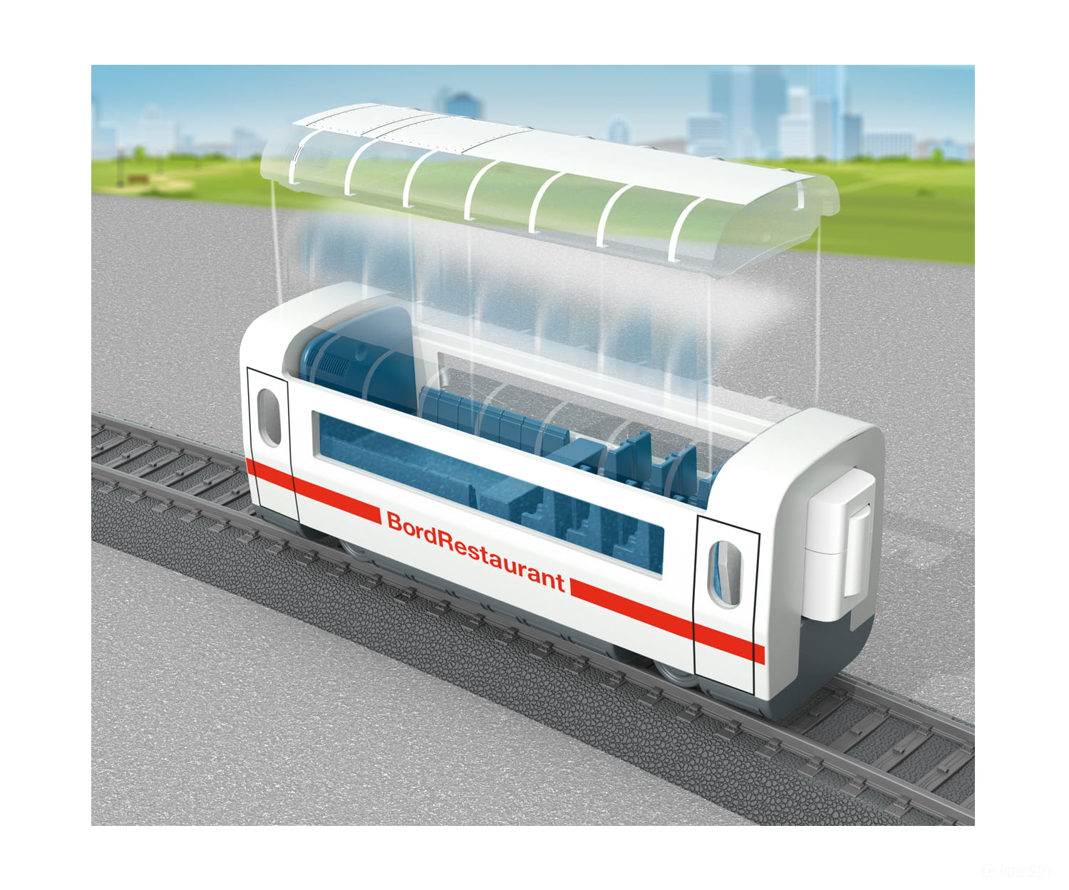 Marklin 44124 Ho Märklin My World - ’Bord Restaurant’ Passenger Car European Cars