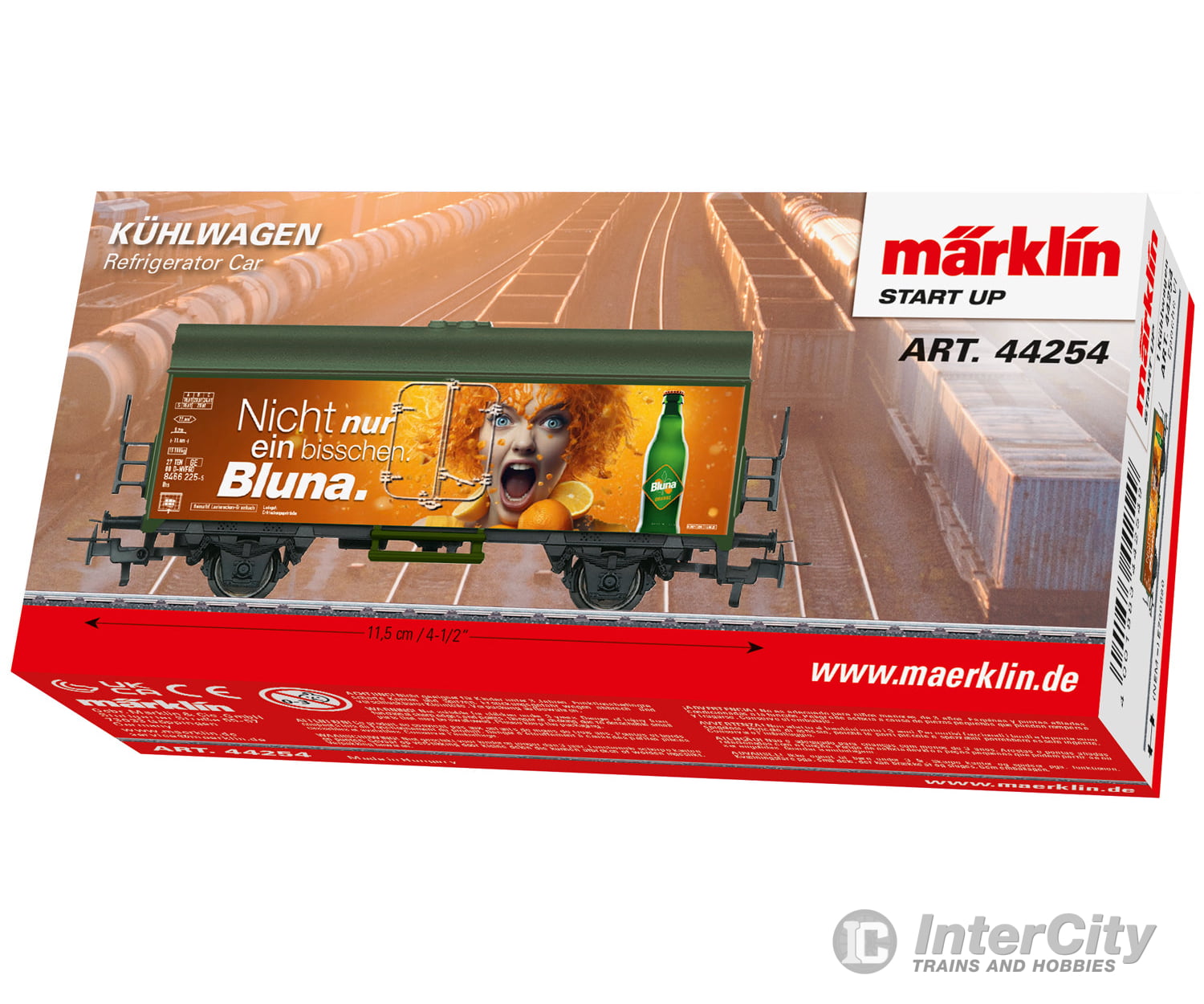 Marklin 44254 HO Märklin Start up - ’Bluna’ Refrigerator Car European Freight Cars