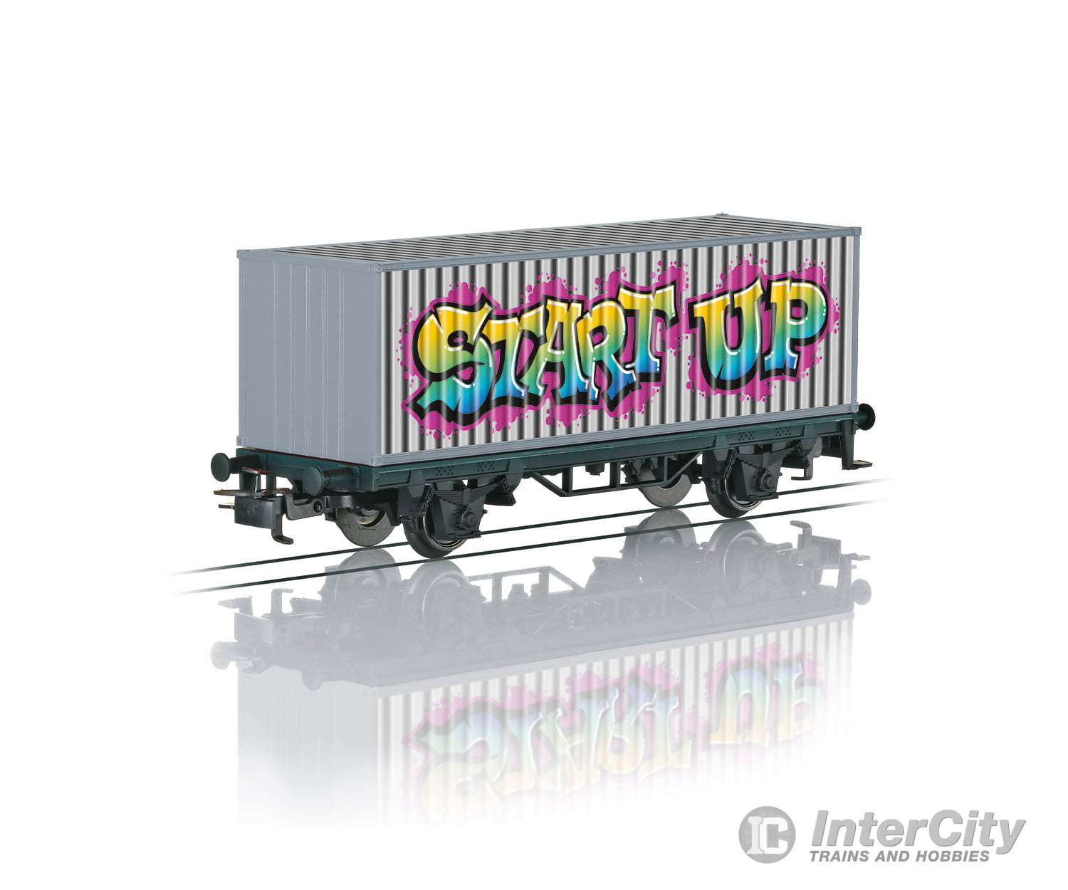 Marklin 44831 Ho Märklin Start Up - Graffiti Container Transport Car European Freight Cars