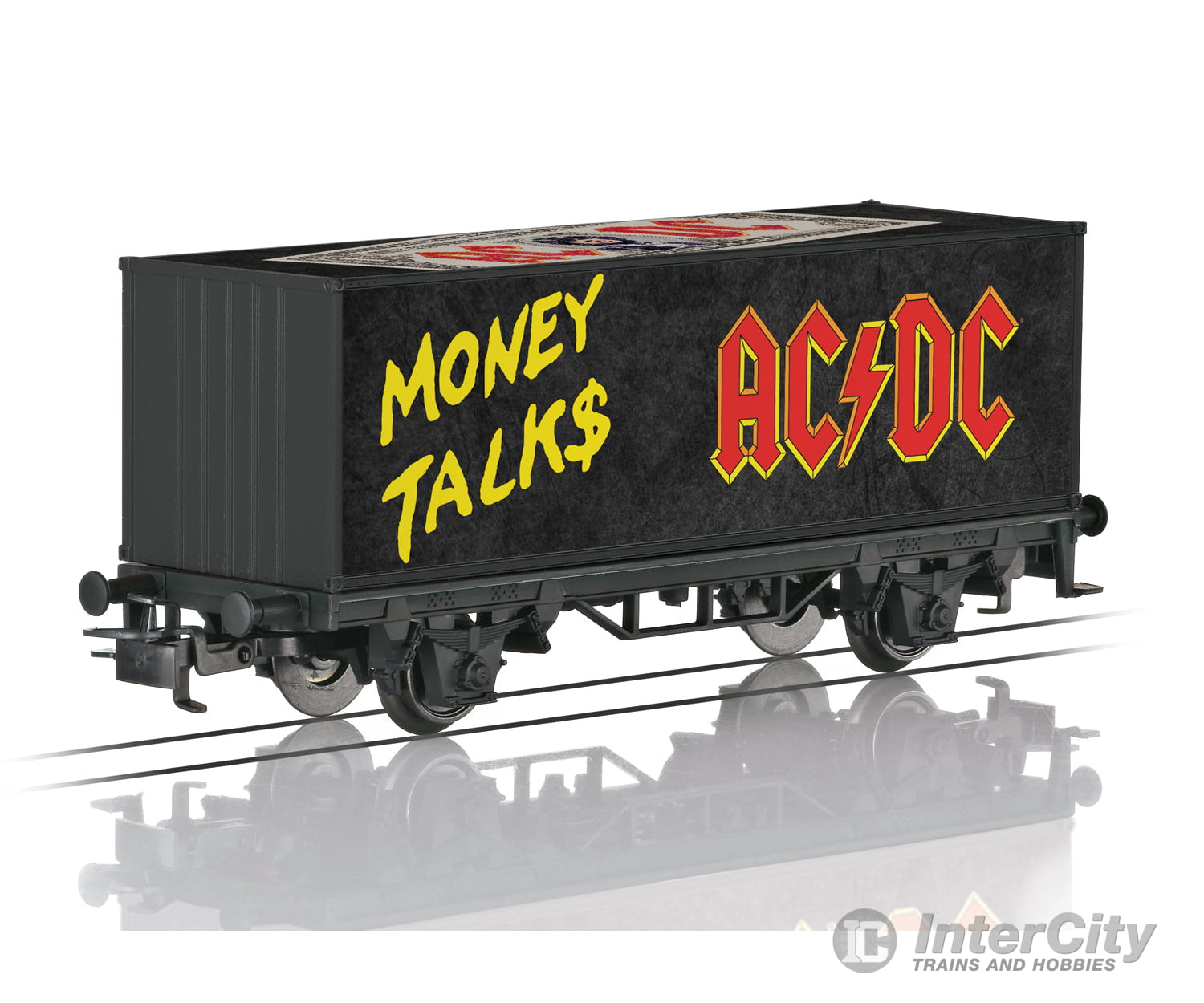 Marklin 44832 HO Märklin Start up - ’Moneytalks’ Container Transport Car European Freight Cars