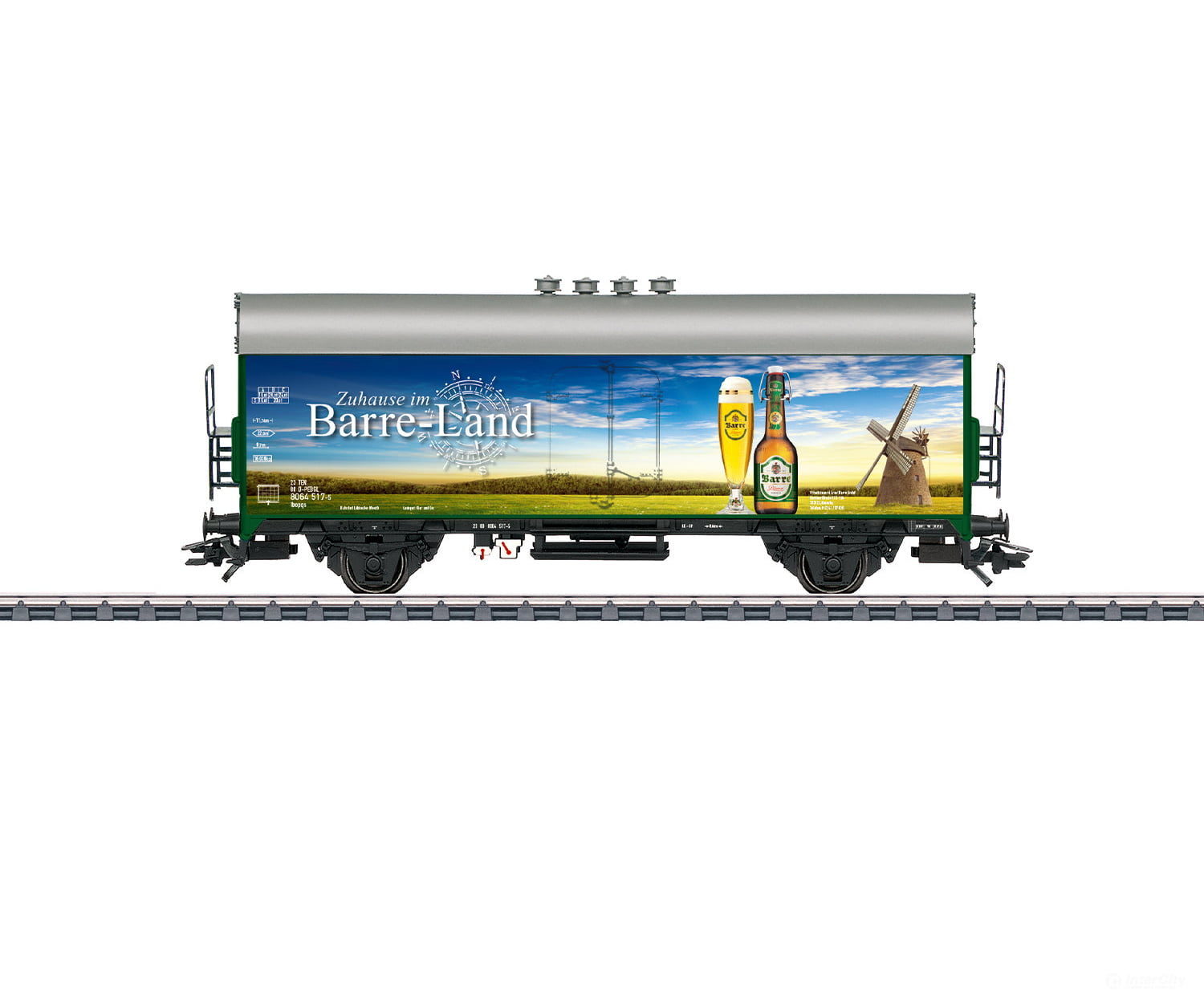 Marklin 45031 Ho Type Ibopqs Beer Refrigerator Car European Freight Cars