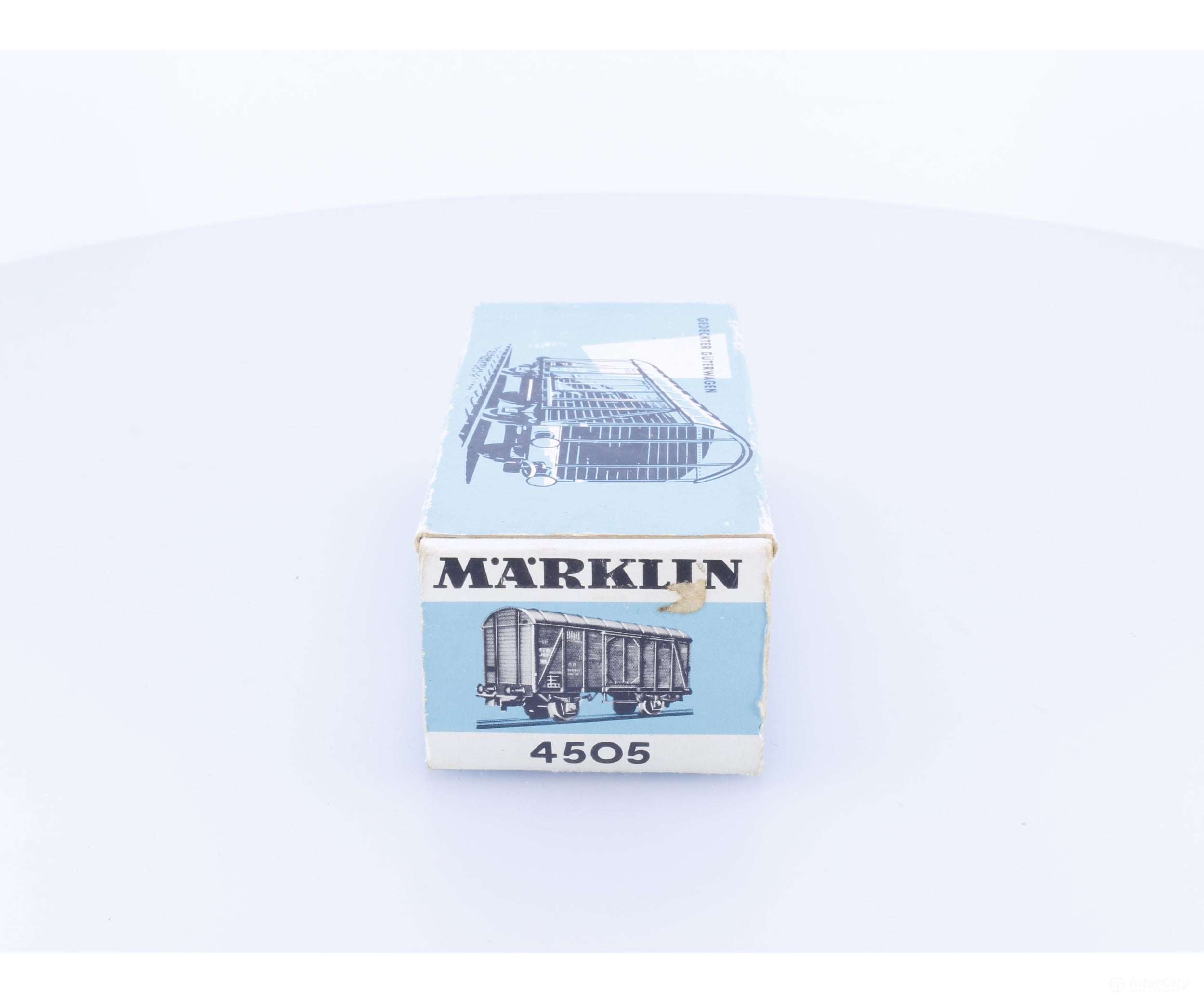 Marklin 4505 HO DB Covered Goods Wagon - European Freight Cars