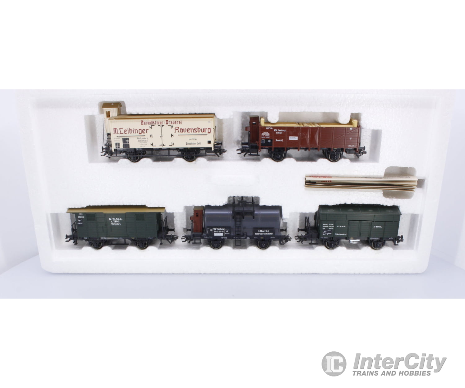 Marklin 4510 HO KWStE Wurttemberg Car Set (#2) European Freight Cars