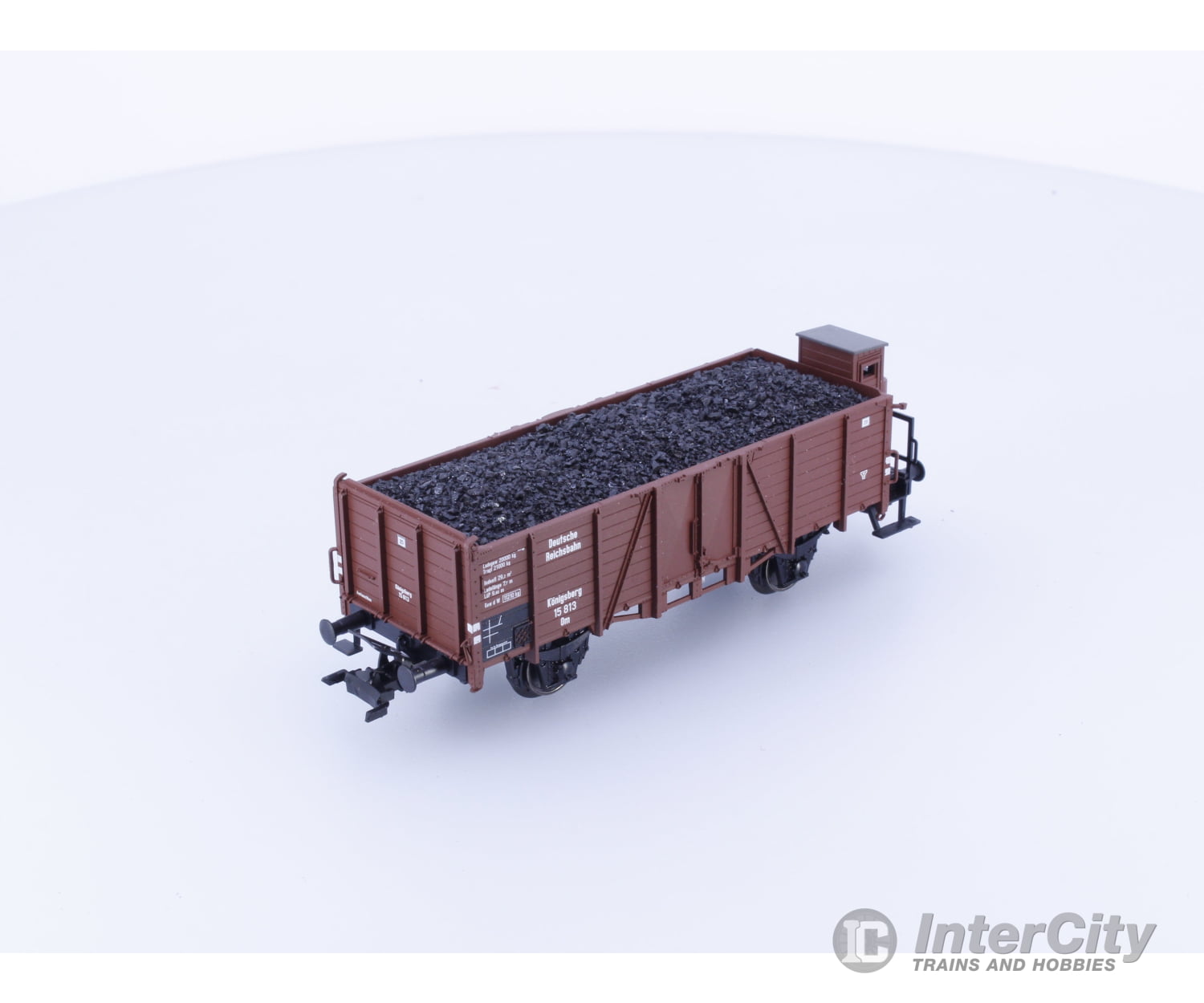 Marklin 46017-01 HO DB Medium Sized Gondola with Coal Load 15813 European Freight Cars