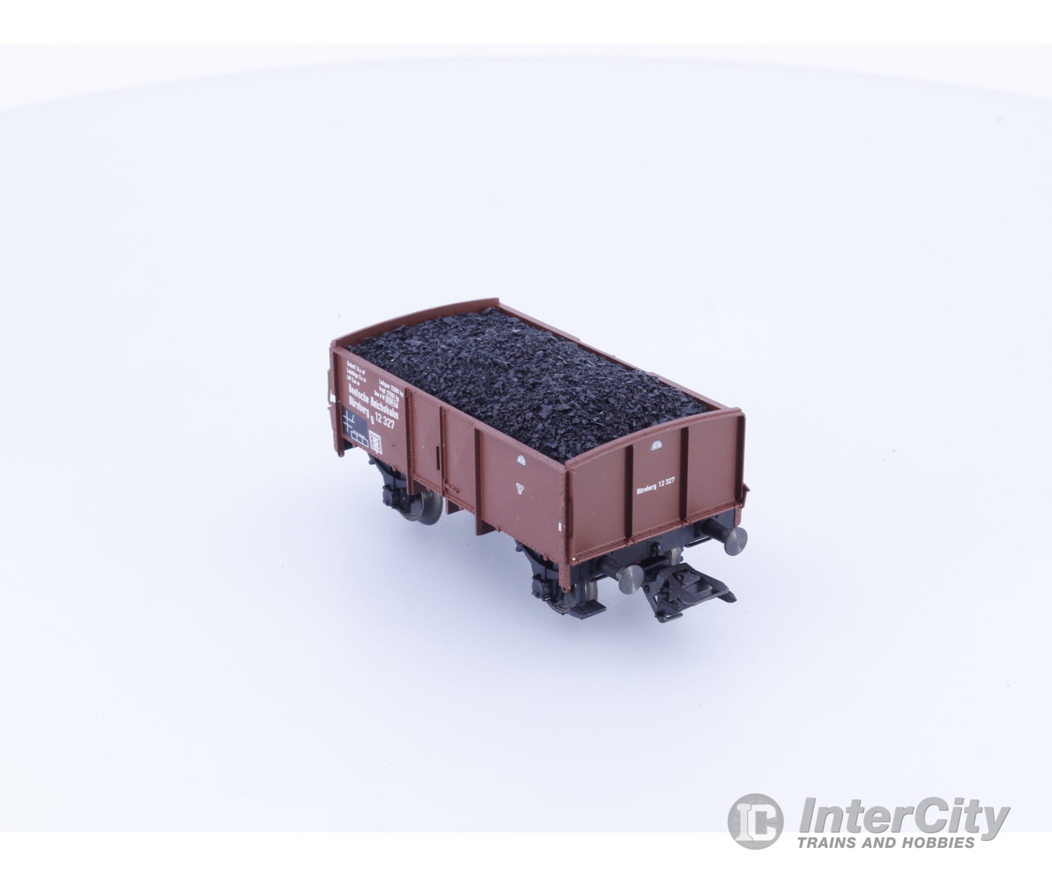 Marklin 46017-03 HO DB Small Gondola with Coal Load 12327 European Freight Cars