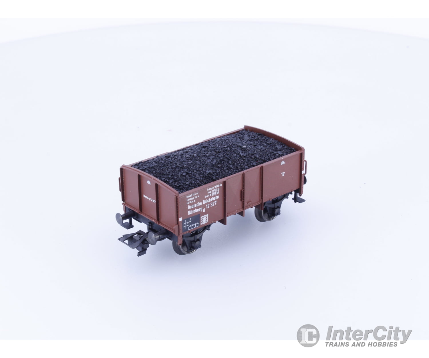 Marklin 46017-03 HO DB Small Gondola with Coal Load 12327 European Freight Cars