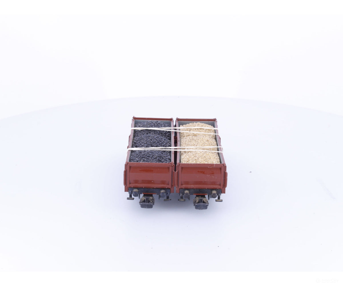 Marklin 4603/4604 HO DB Medium Side Gondolas with Loads - European Freight Cars