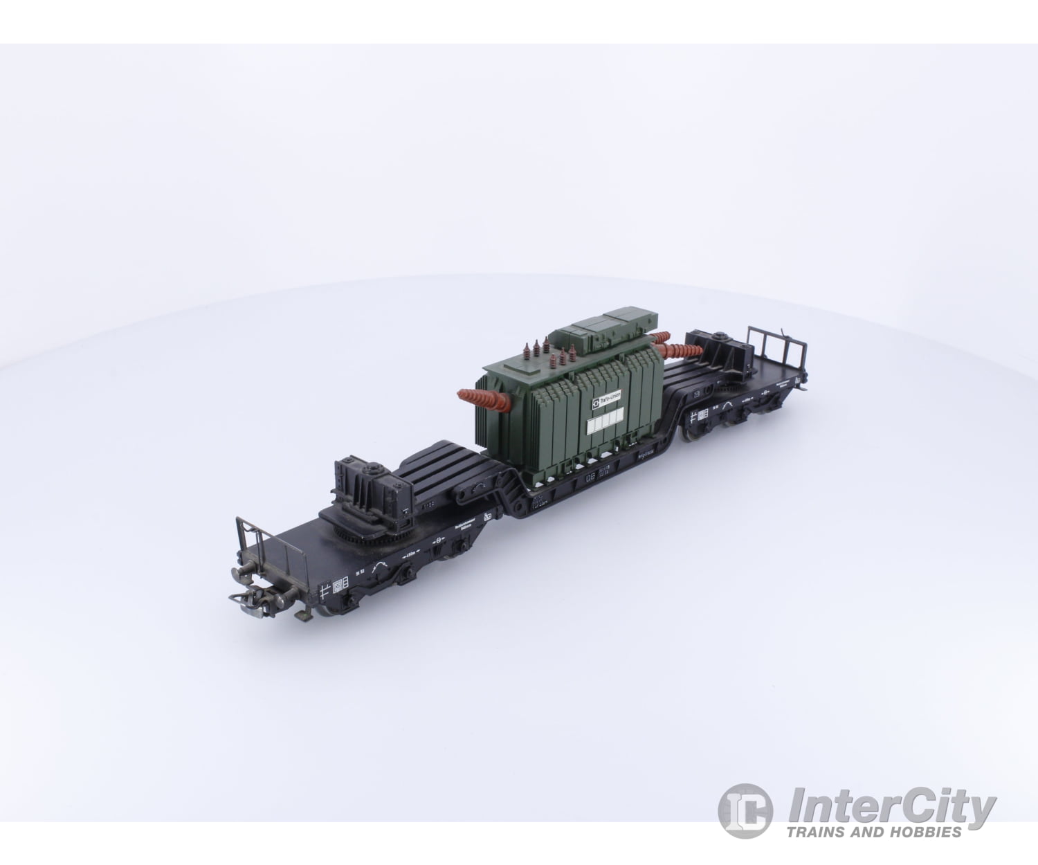 Marklin 4617 HO DB Center Depressed Flat Car with Transformer Load 8069 European Freight Cars