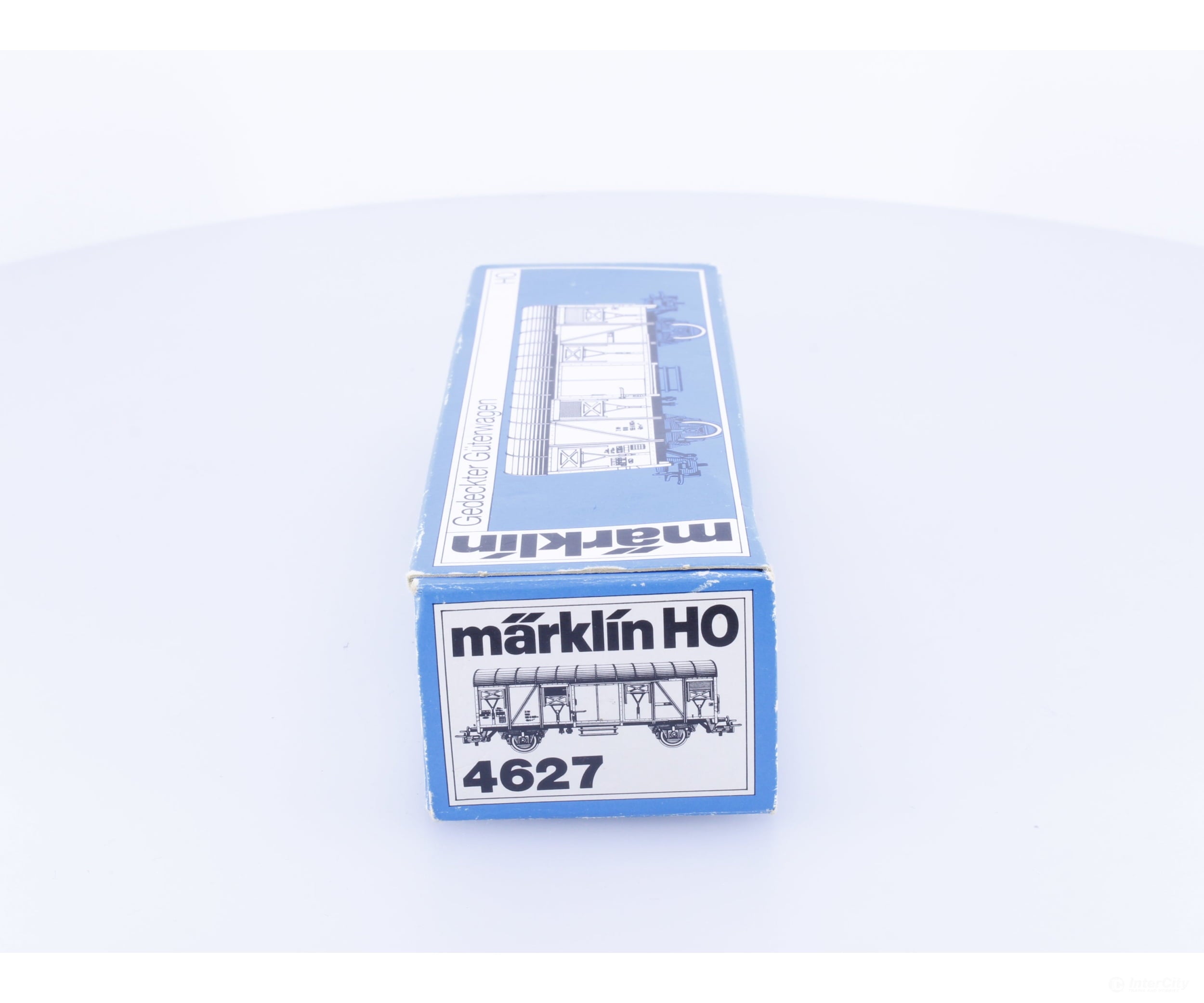 Marklin 4627 HO DB Covered Goods Wagon - European Freight Cars