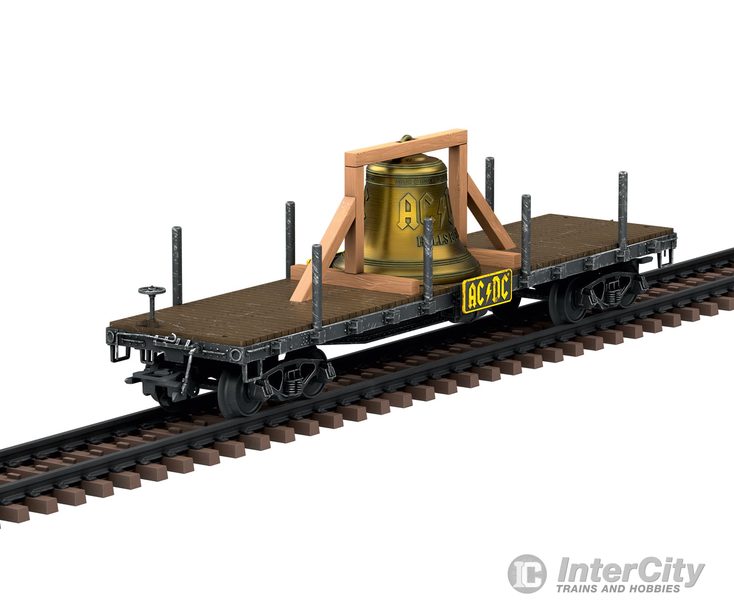 Marklin 46270 HO AC/DC ’Hells Bells’ Flat Car European Freight Cars