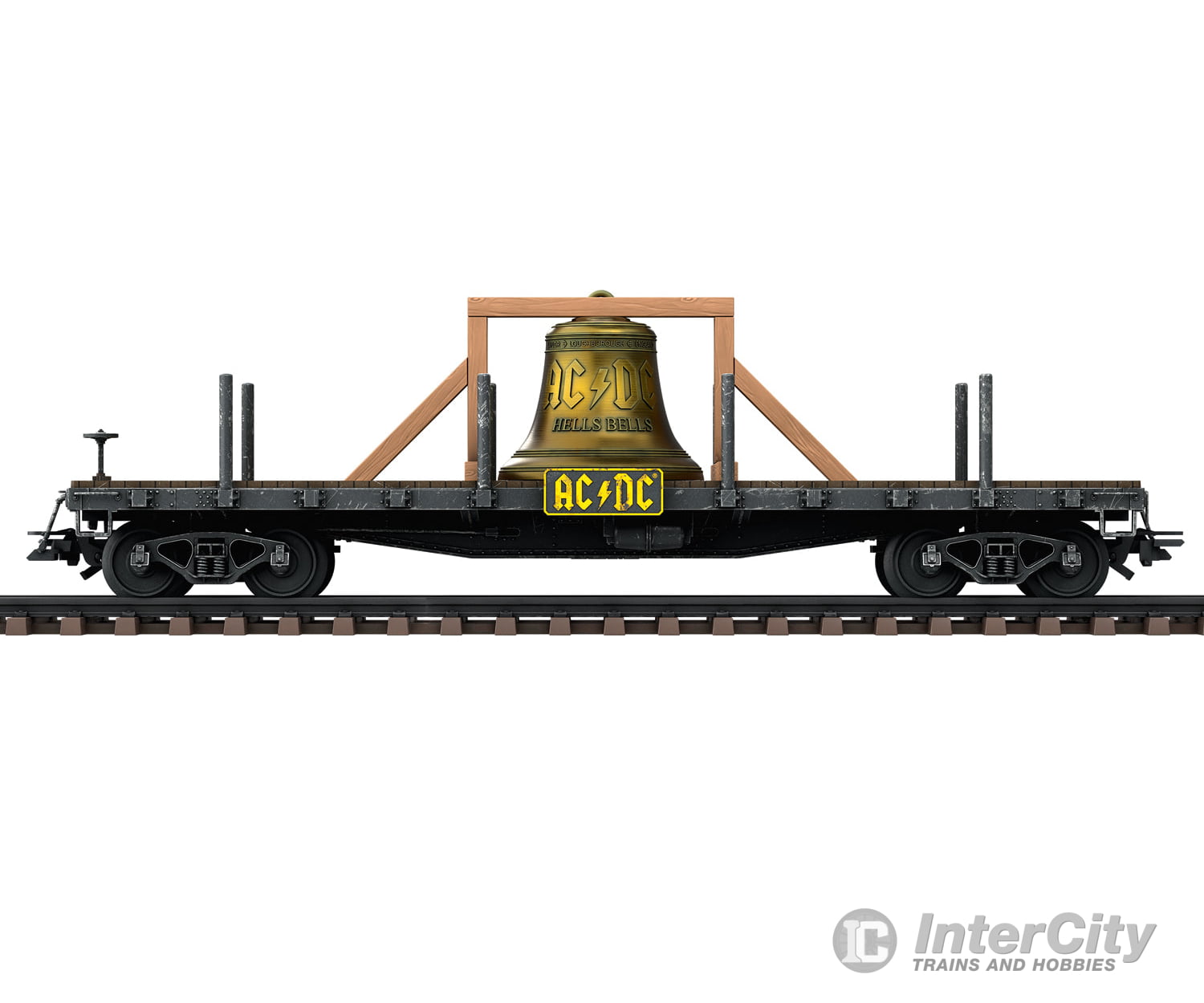 Marklin 46270 HO AC/DC ’Hells Bells’ Flat Car European Freight Cars