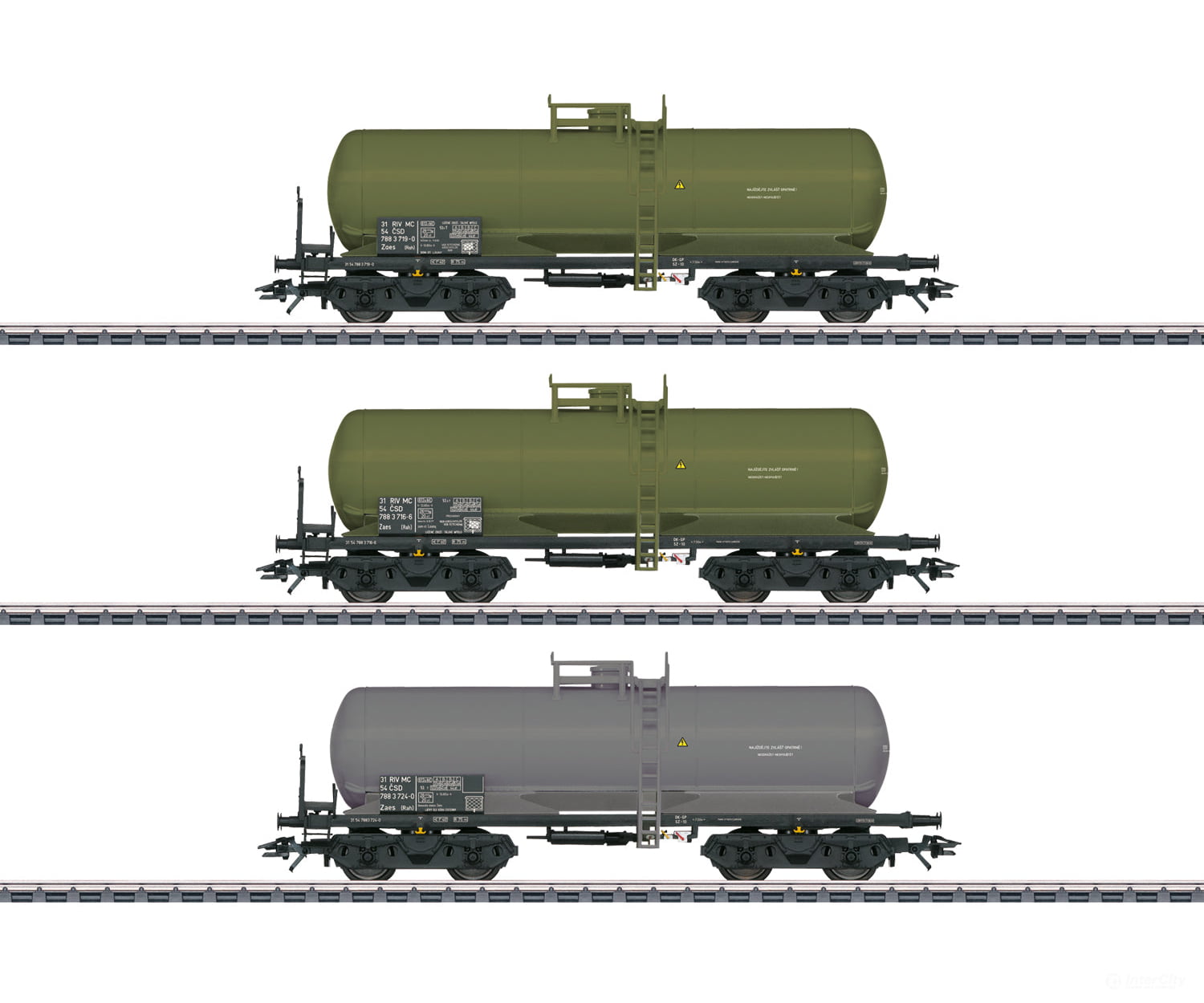 Marklin 46463 Ho Csd Tank Car Set European Freight Cars
