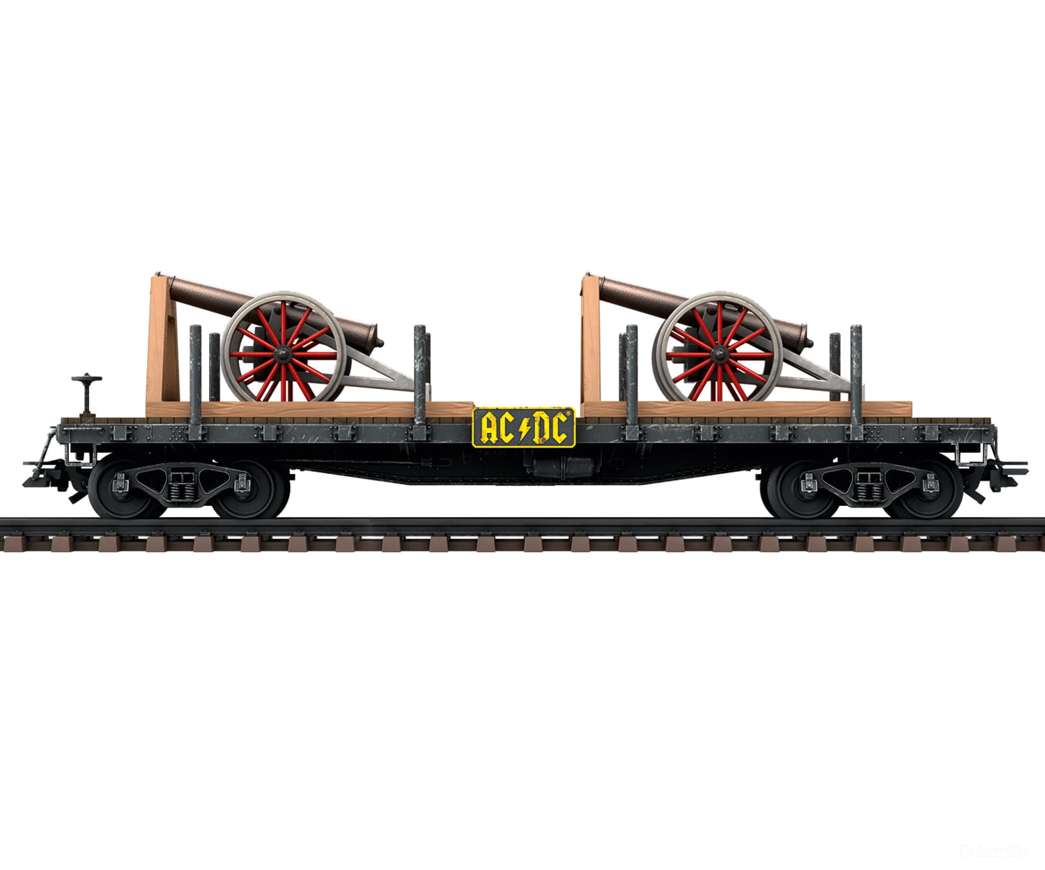 Marklin 46930 HO ’For Those About To Rock’ Flat Car European Freight Cars