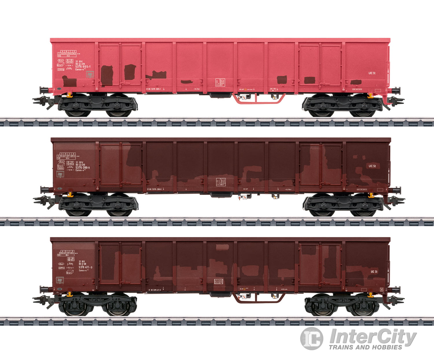 Marklin 47188 HO DB AG Type Eanos-x High-Side Gondola Set European Freight Cars