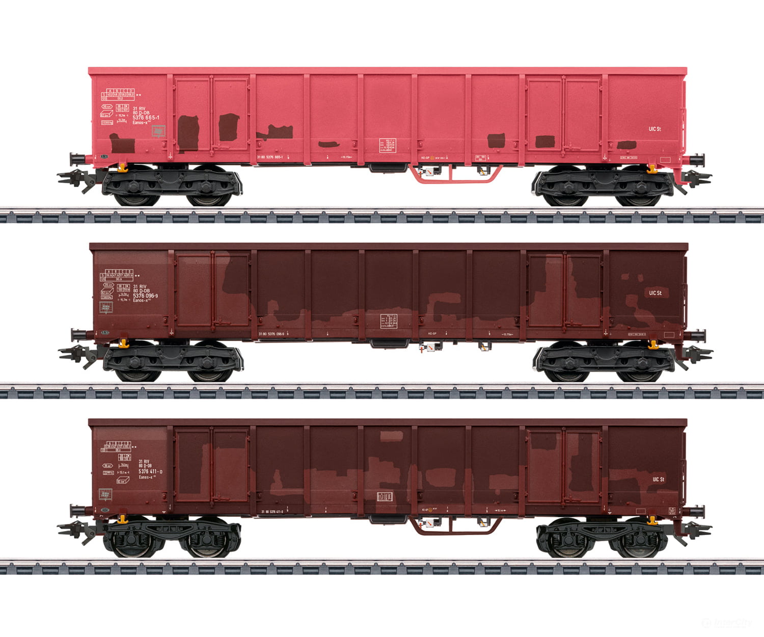 Marklin 47188 HO DB AG Type Eanos-x High-Side Gondola Set European Freight Cars