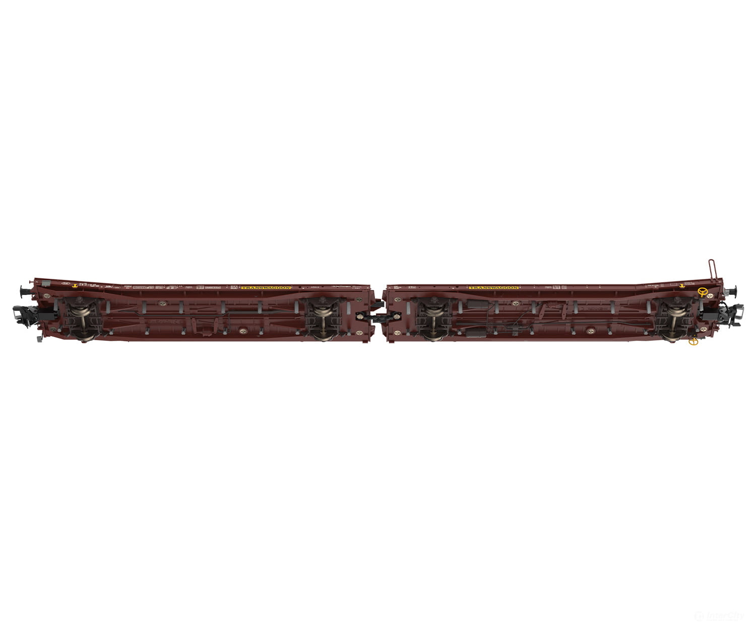 Marklin 47430 Ho Type Laads 800B Pair Of Flat Cars European Freight