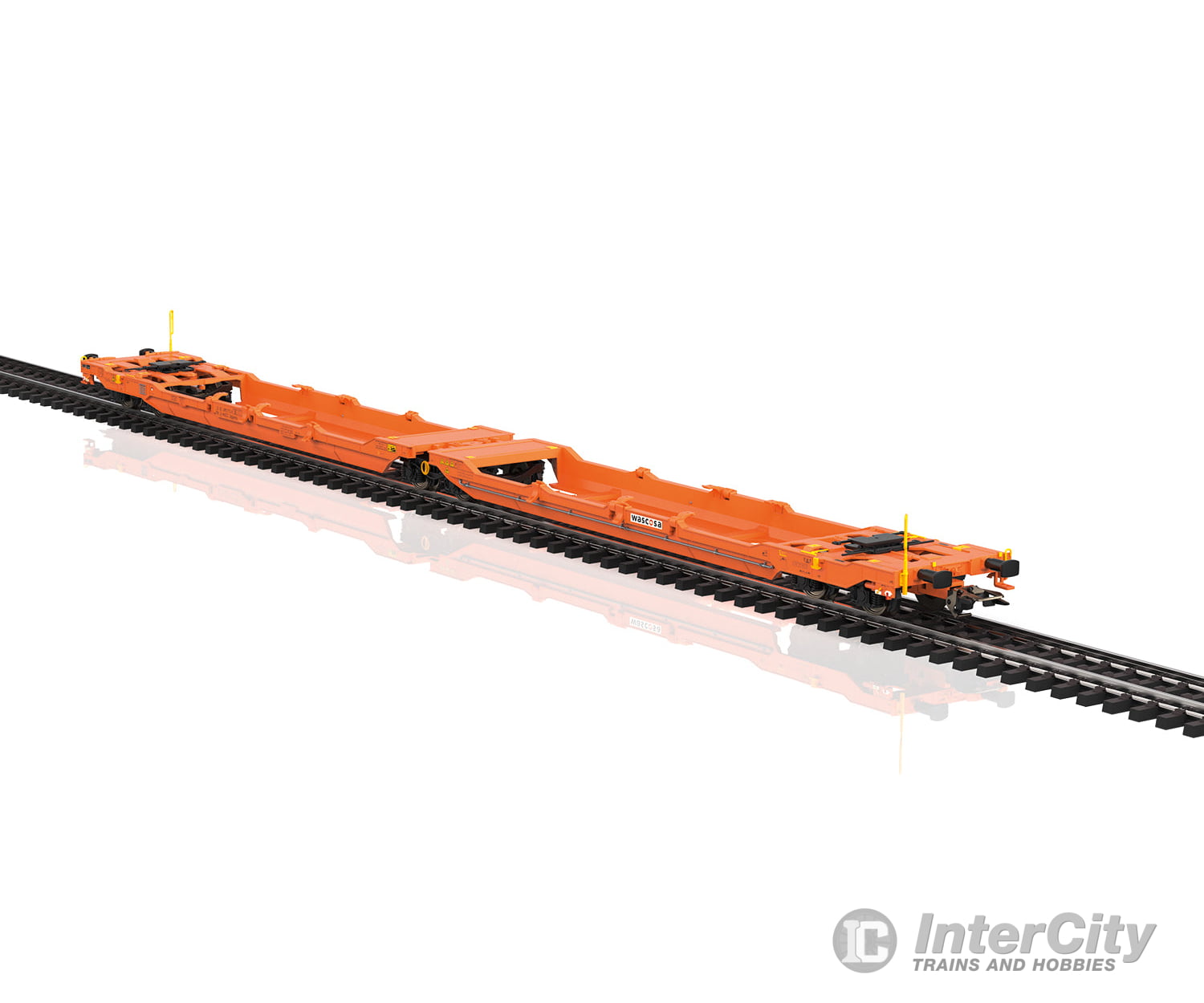 Marklin 47471 Ho Wascosa Type Sdggmrss Double Deep Well Flat Car European Freight Cars