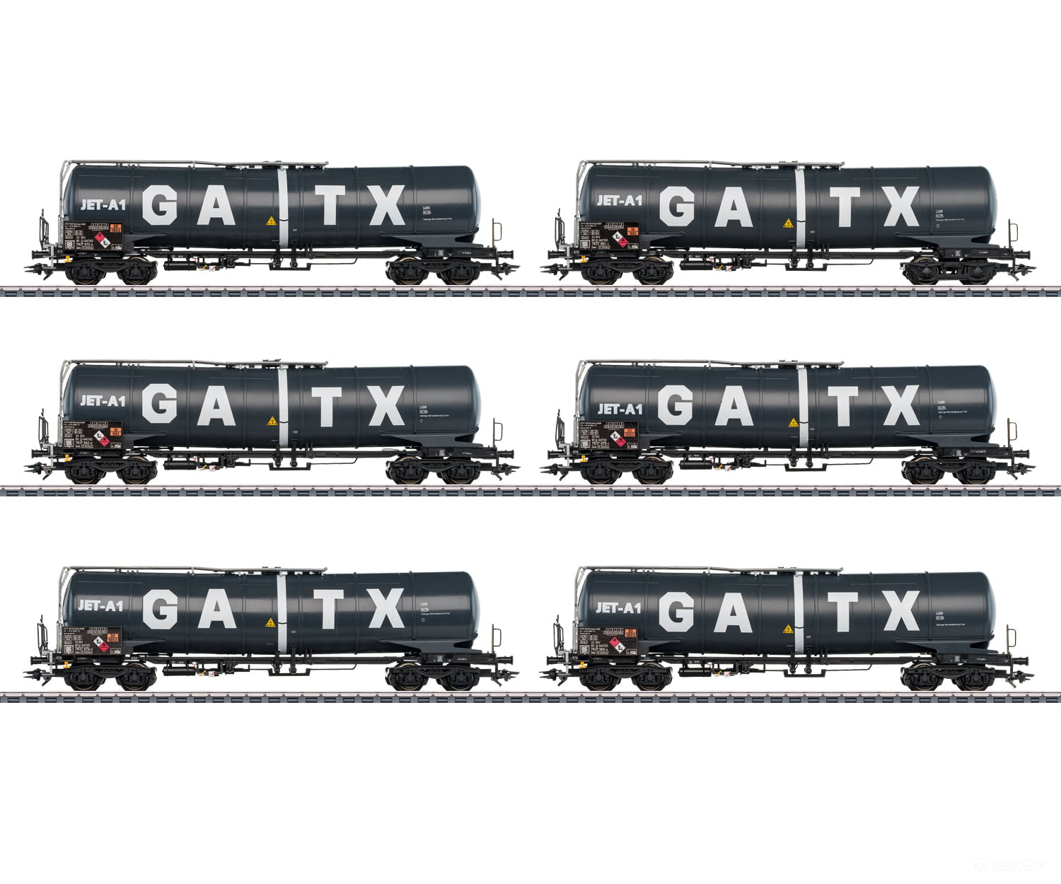 Marklin 47546 Ho Type Zans Tank Car Set European Freight Cars