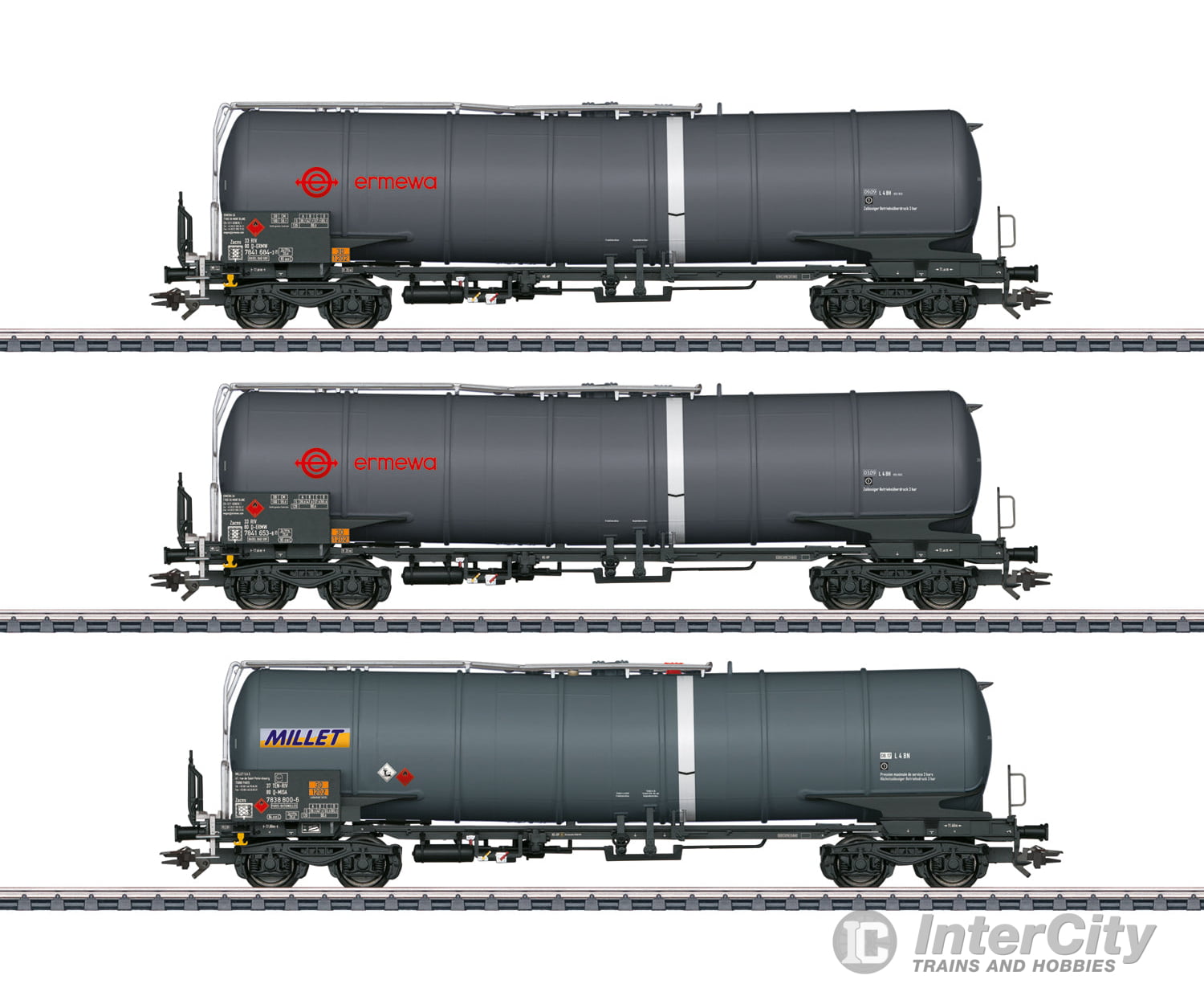 Marklin 47551 HO Type Zacns Tank Car Set European Freight Cars