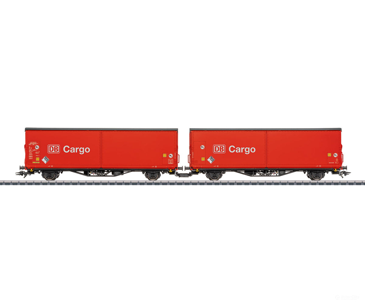Marklin 48230 HO DB AG High Capacity Sliding-Wall Cars as a Type Hirrs-tt 325 Double Unit - European Freight Cars