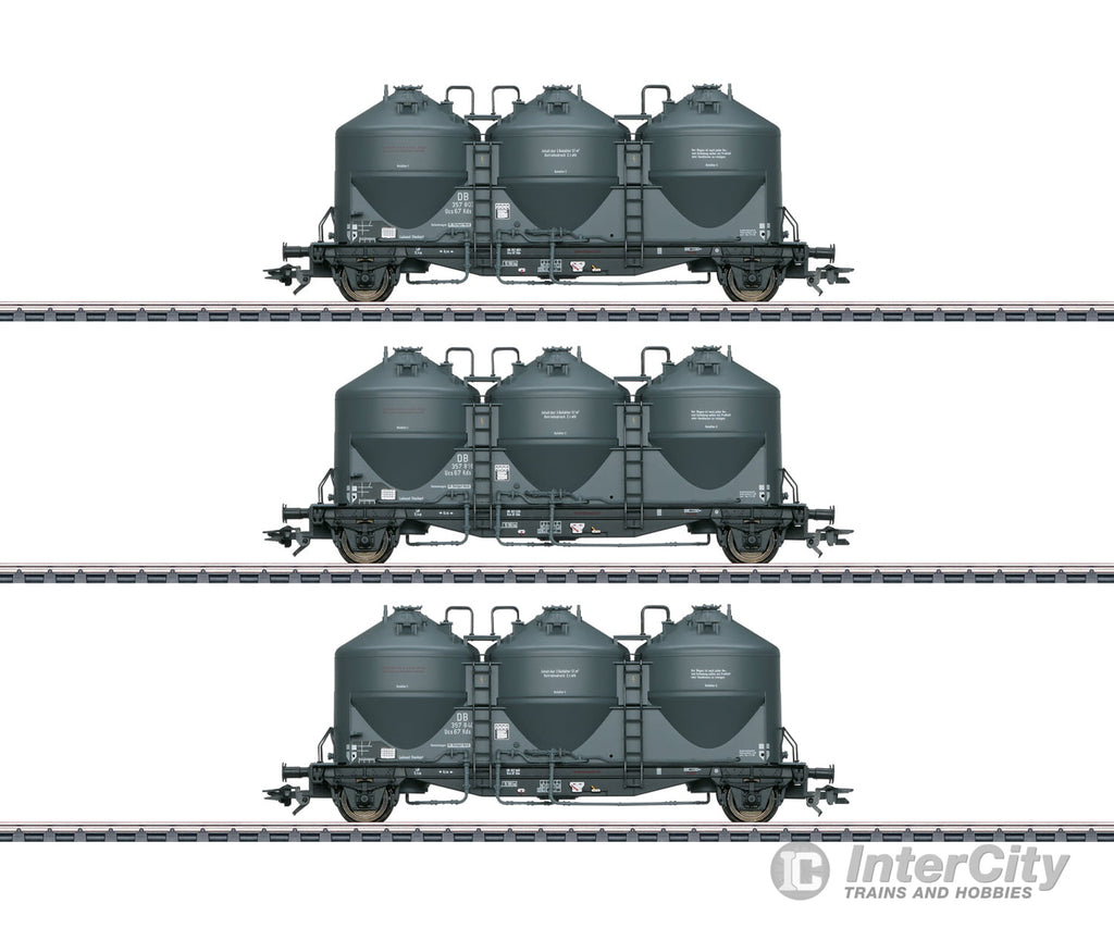 Marklin 48264 Ho Db Type Kds 67 Powder Silo Car Set European Freight Cars