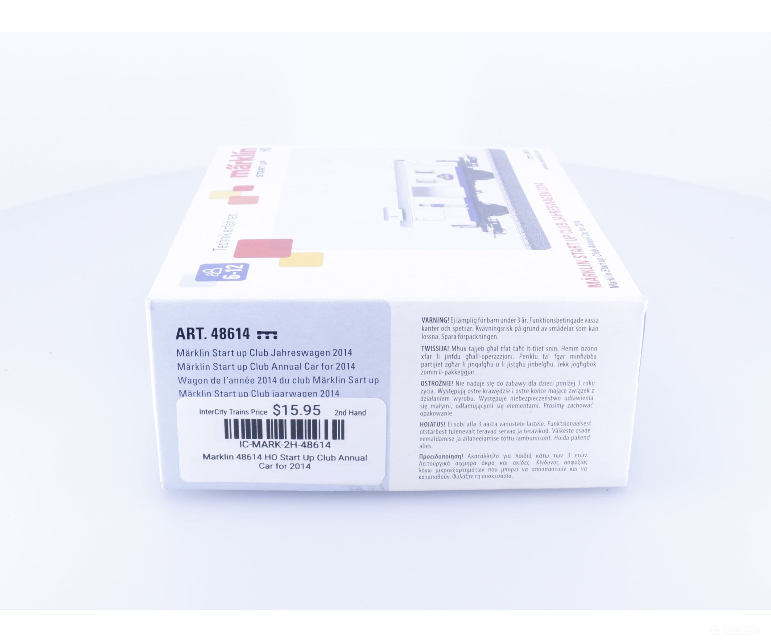 Marklin 48614 HO Start Up Club Annual Car for 2014 - European Freight Cars