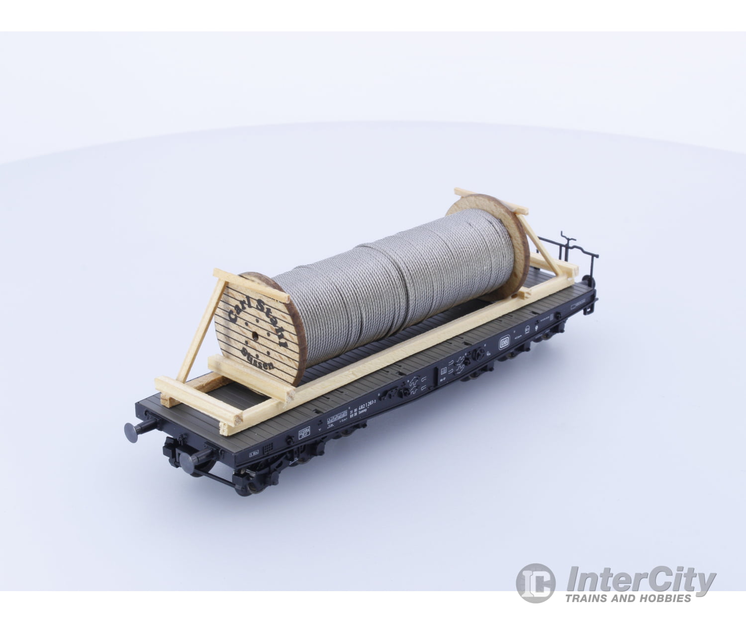 Marklin 48669 Ho Db Heavy Duty Flat Car With Cable Drum Load 48212613 European Freight Cars
