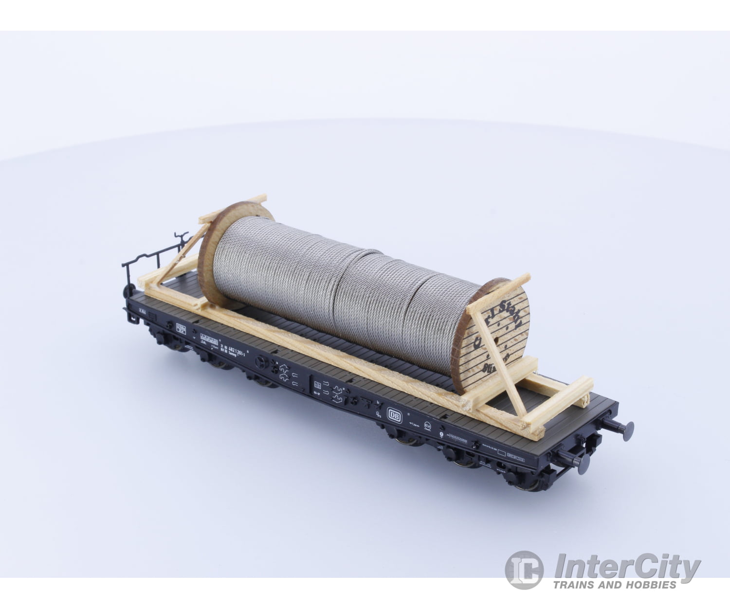 Marklin 48669 Ho Db Heavy Duty Flat Car With Cable Drum Load 48212613 European Freight Cars