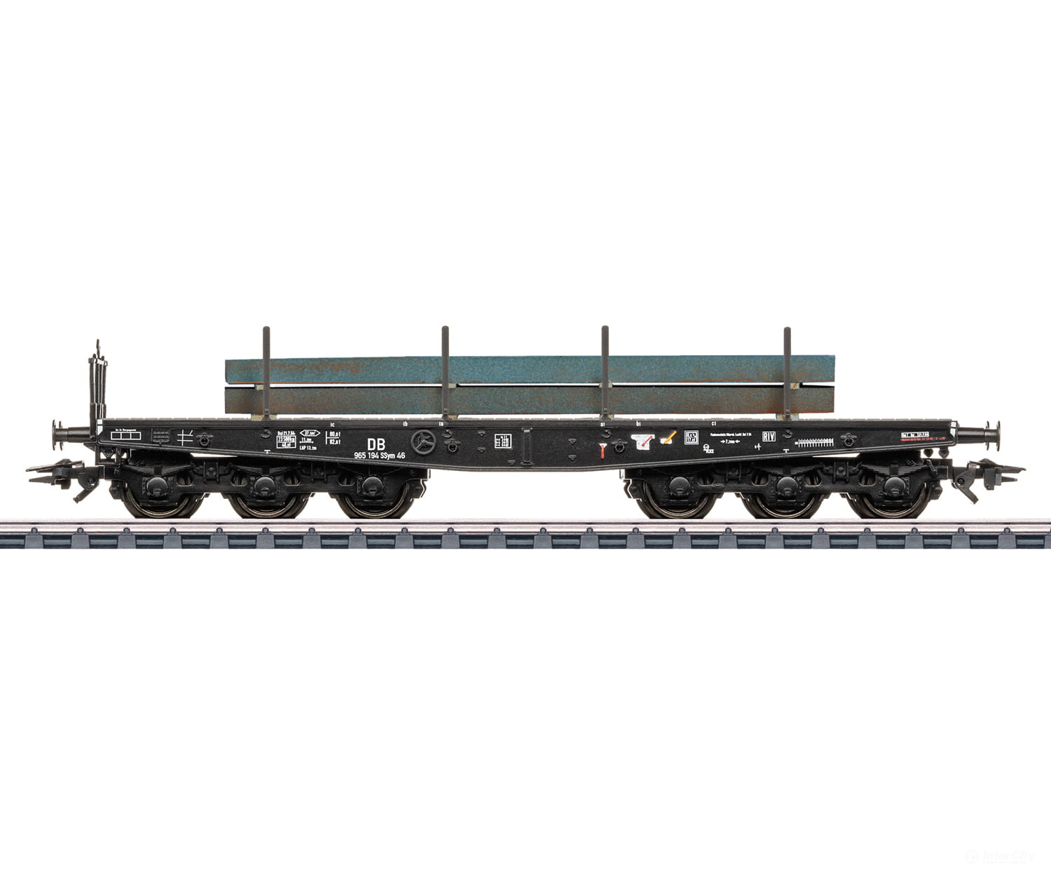 Marklin 48678 HO DB Type SSym 46 Heavy-Duty Flat Car European Freight Cars