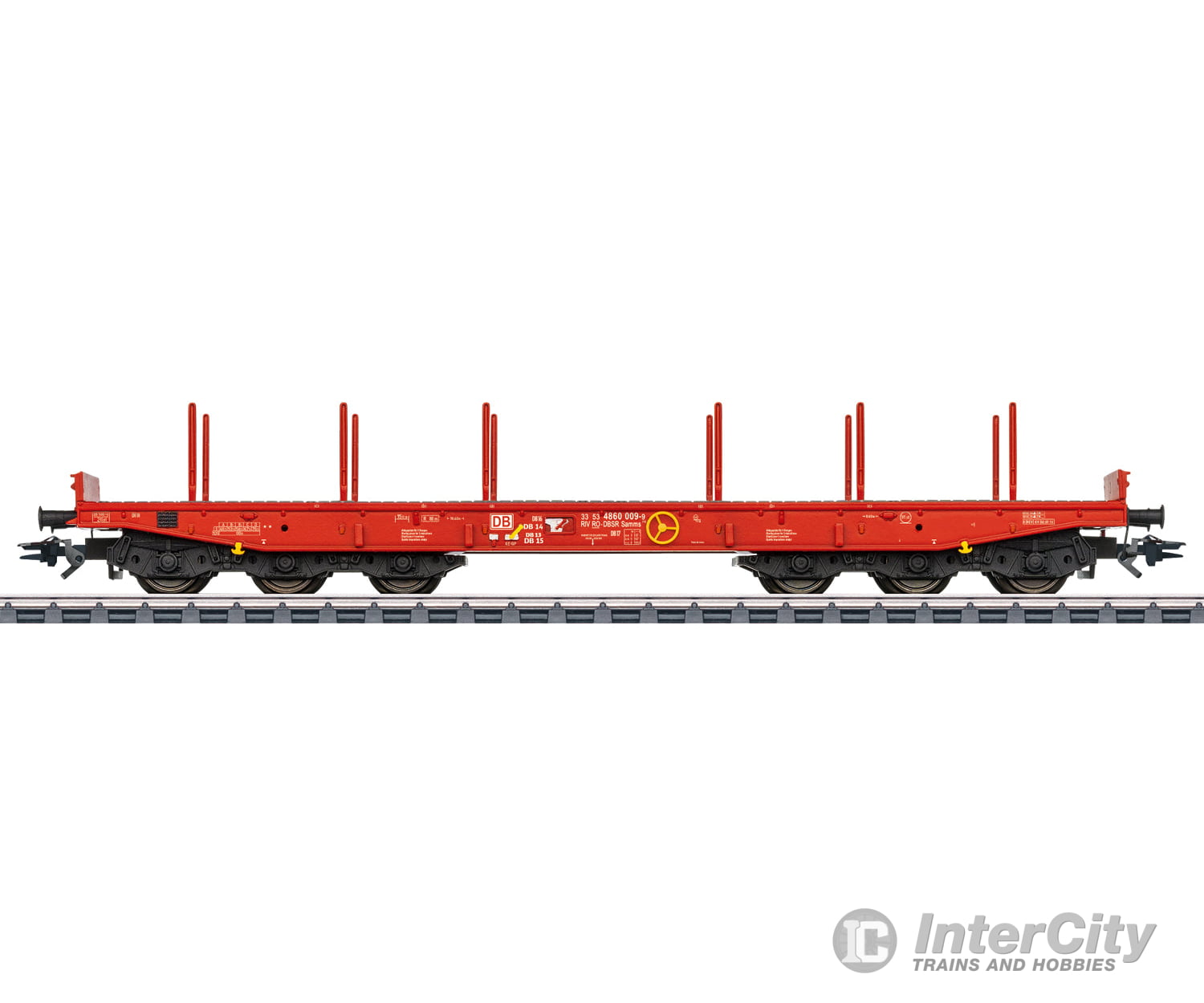 Marklin 48740 HO DB AG Type Samms 710 Heavy-Duty Flat Car CarMotion European Freight Cars