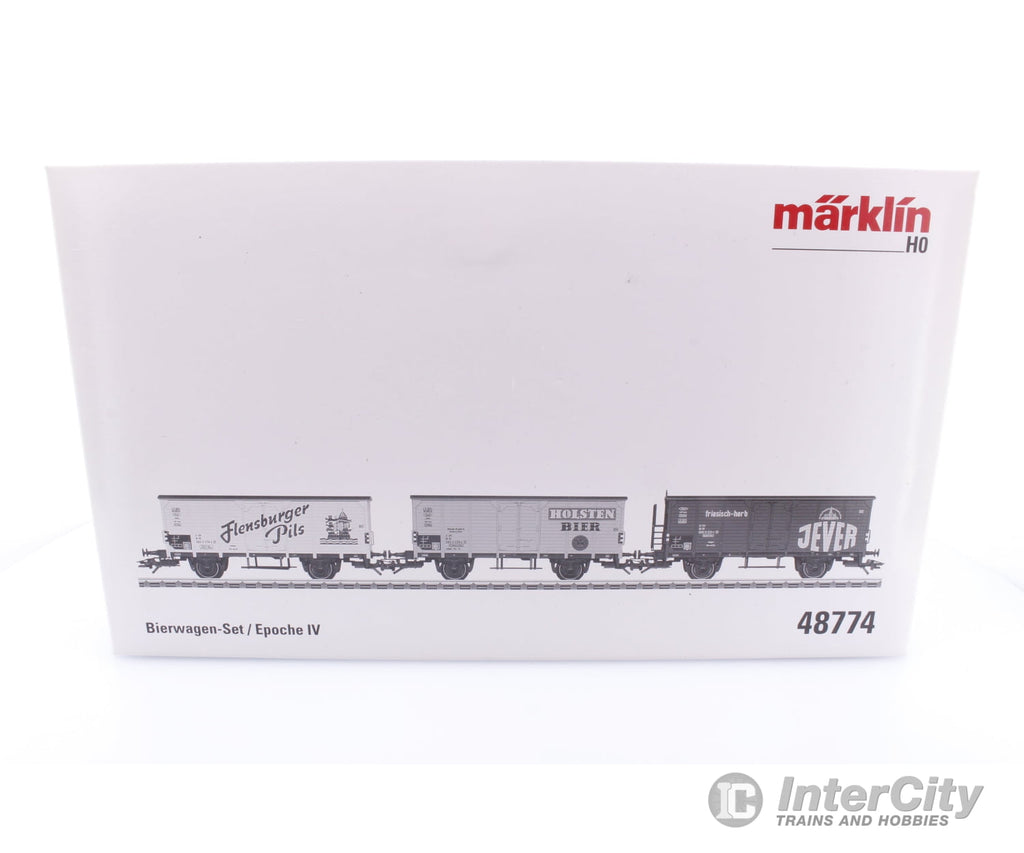Marklin 48774 HO DB 3 Piece Beer Car Set European Freight Cars