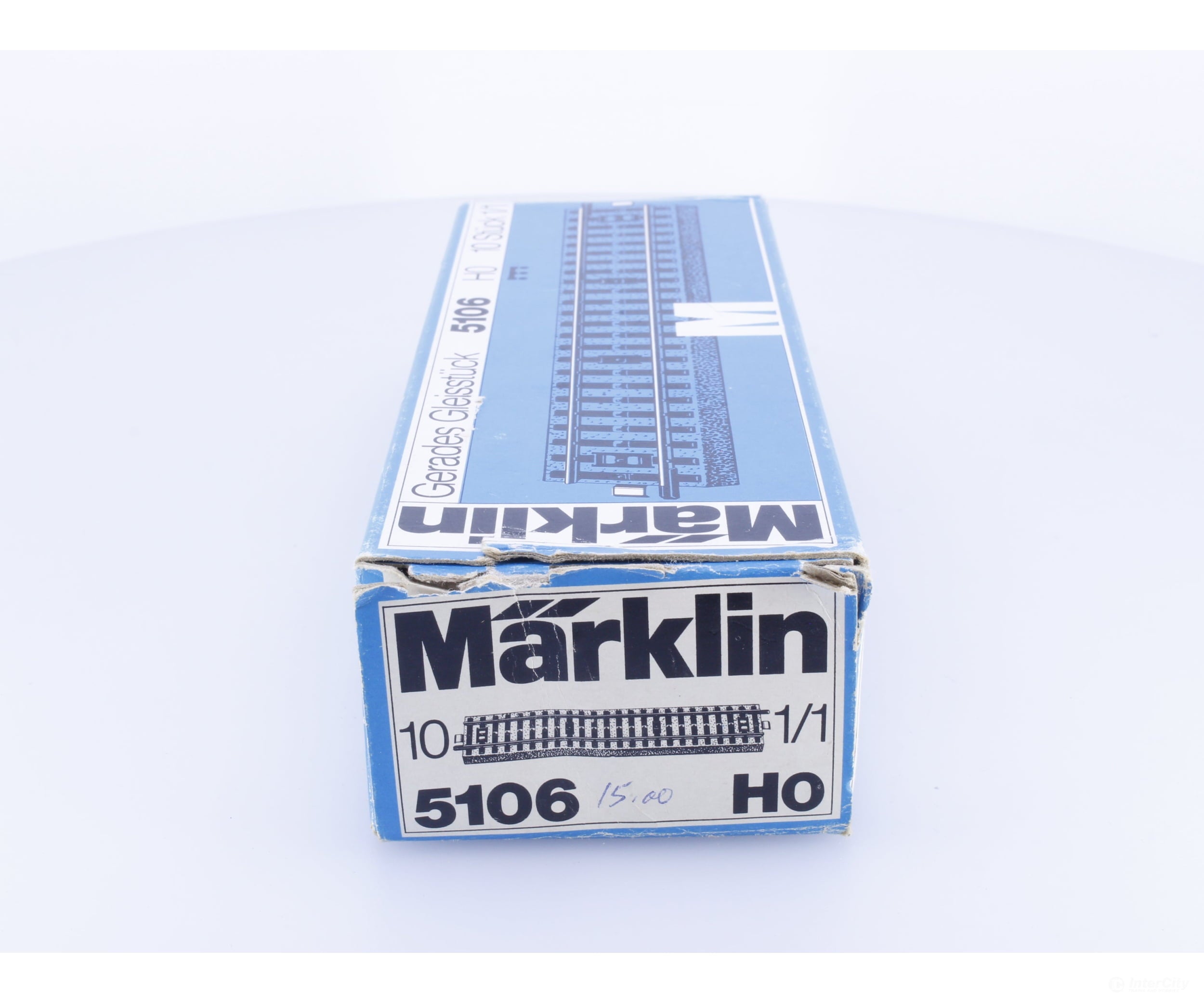 Marklin 5106 HO Straight Track Sections M Track 10 Pieces (#11) - Track & Turnouts