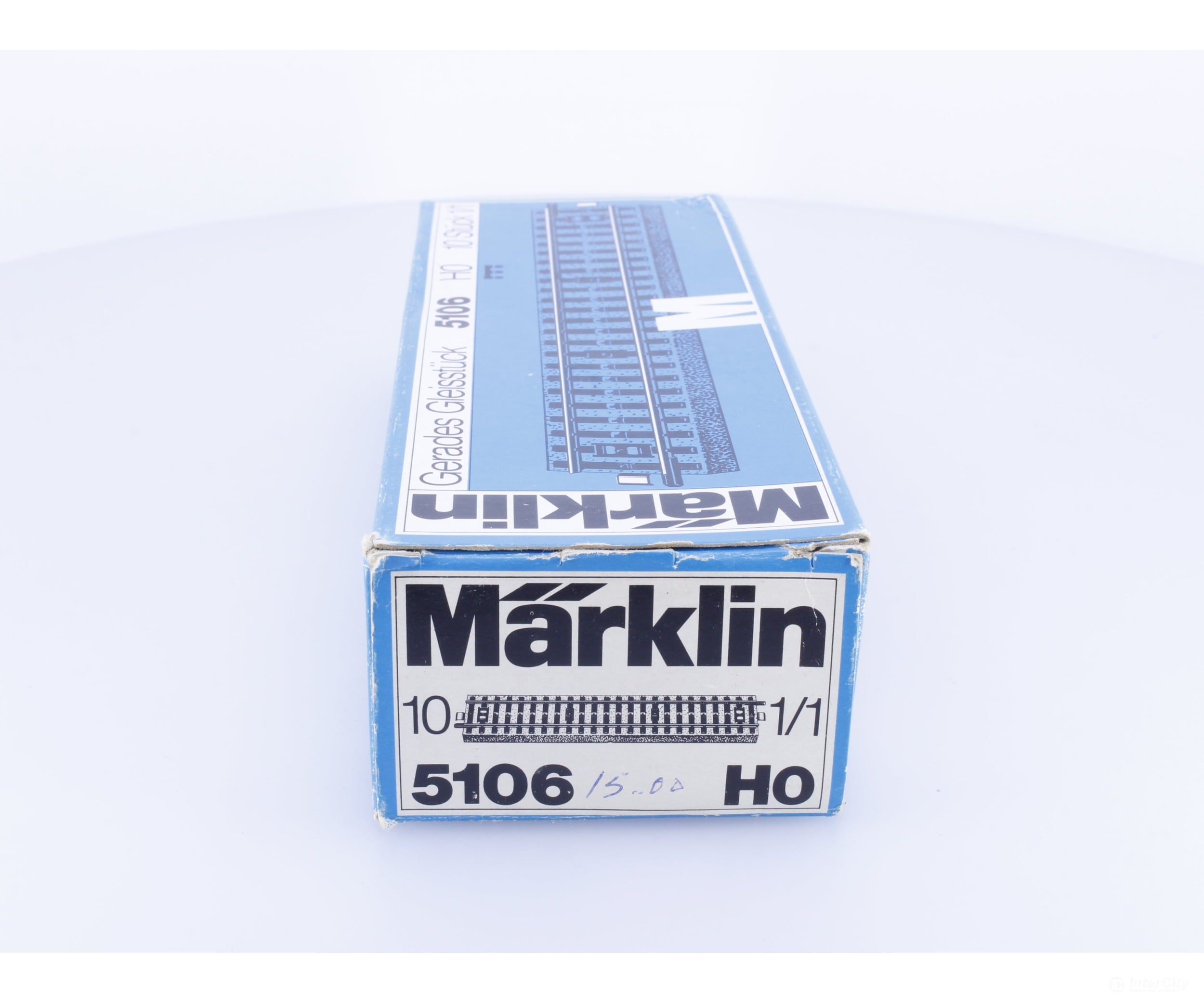 Marklin 5106 HO Straight Track Sections M Track 10 Pieces (#4) - Track & Turnouts