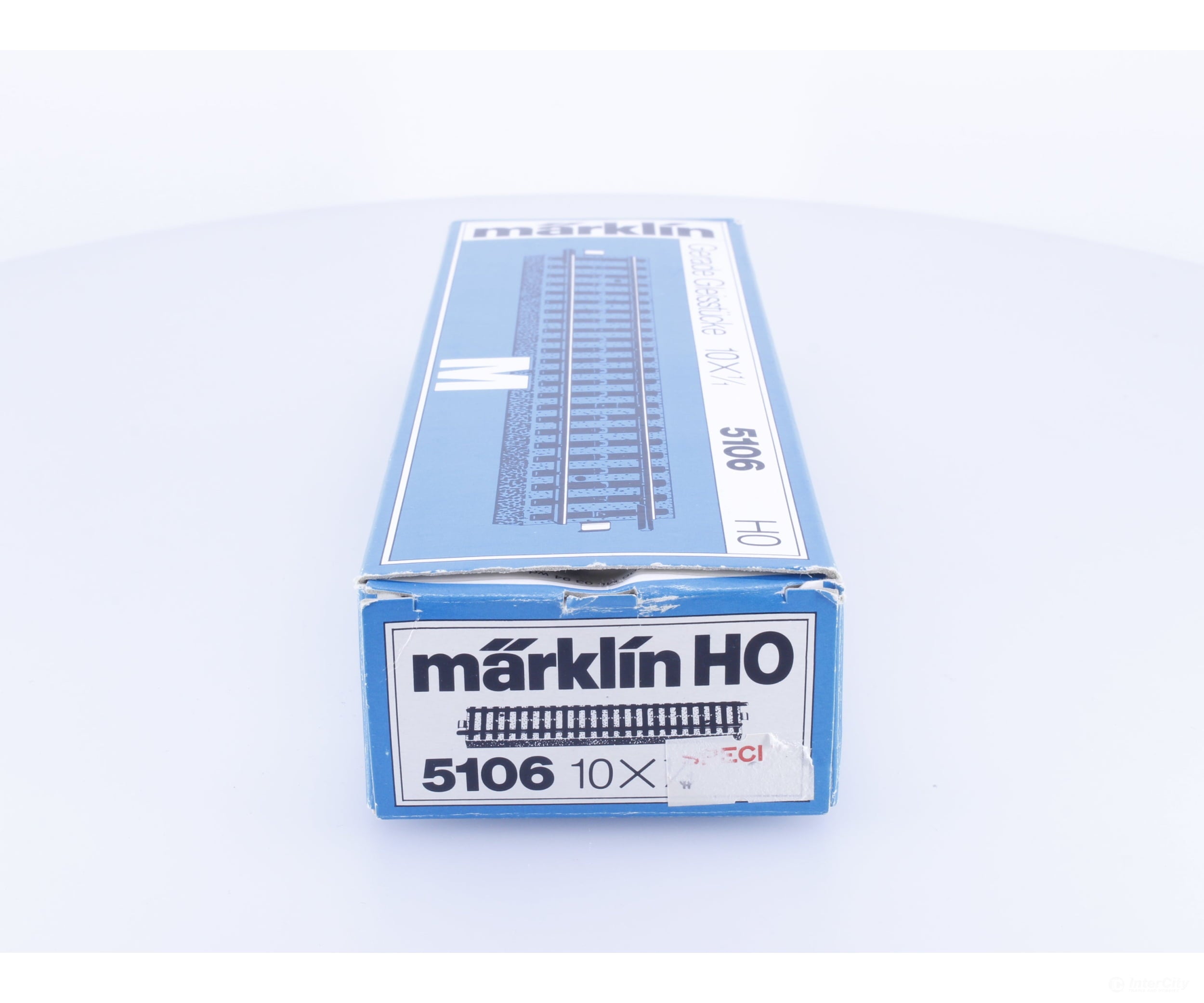 Marklin 5106 HO Straight Track Sections M Track 10 Pieces (#6) - Track & Turnouts