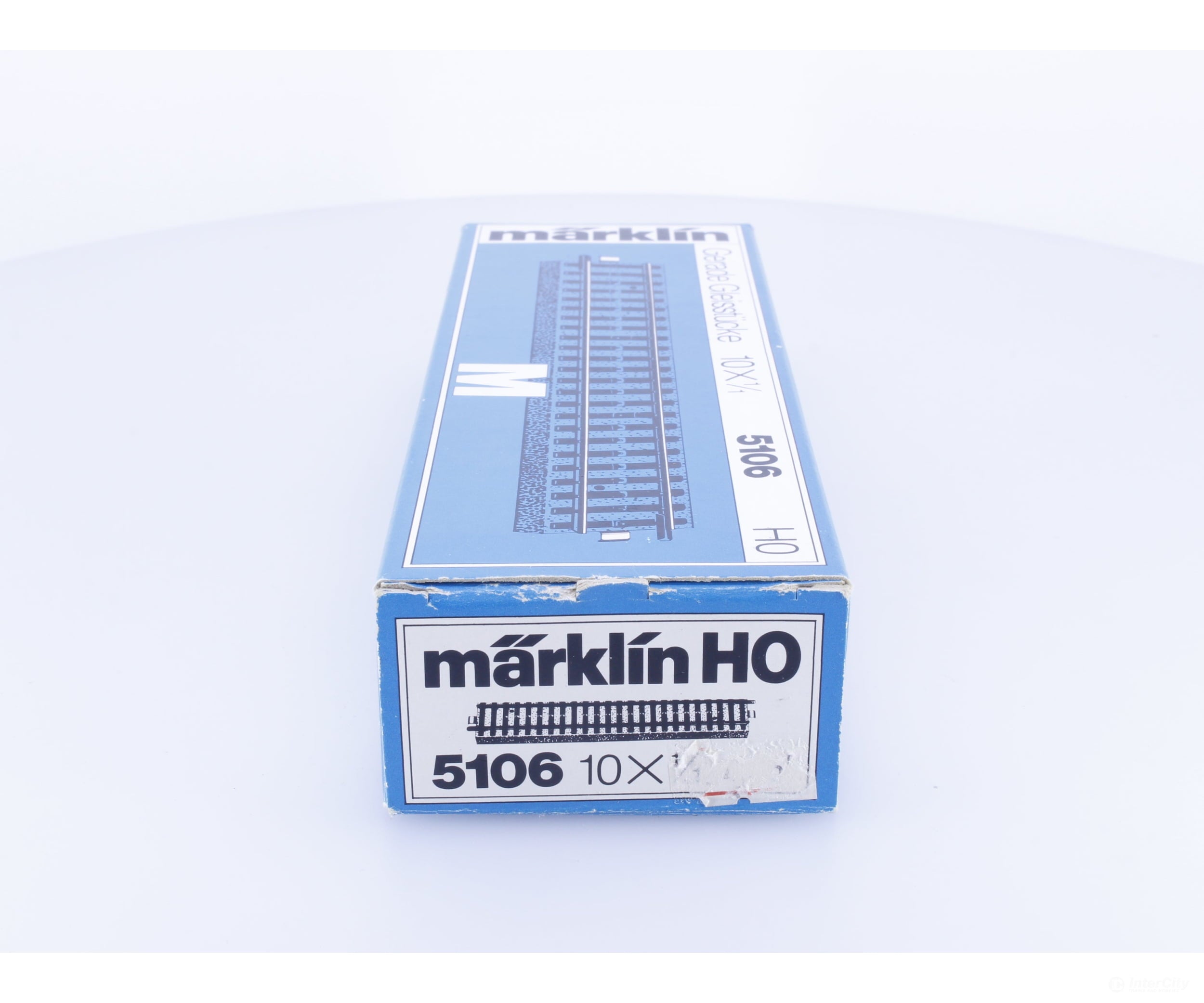 Marklin 5106 HO Straight Track Sections M Track 10 Pieces (#8) - Track & Turnouts
