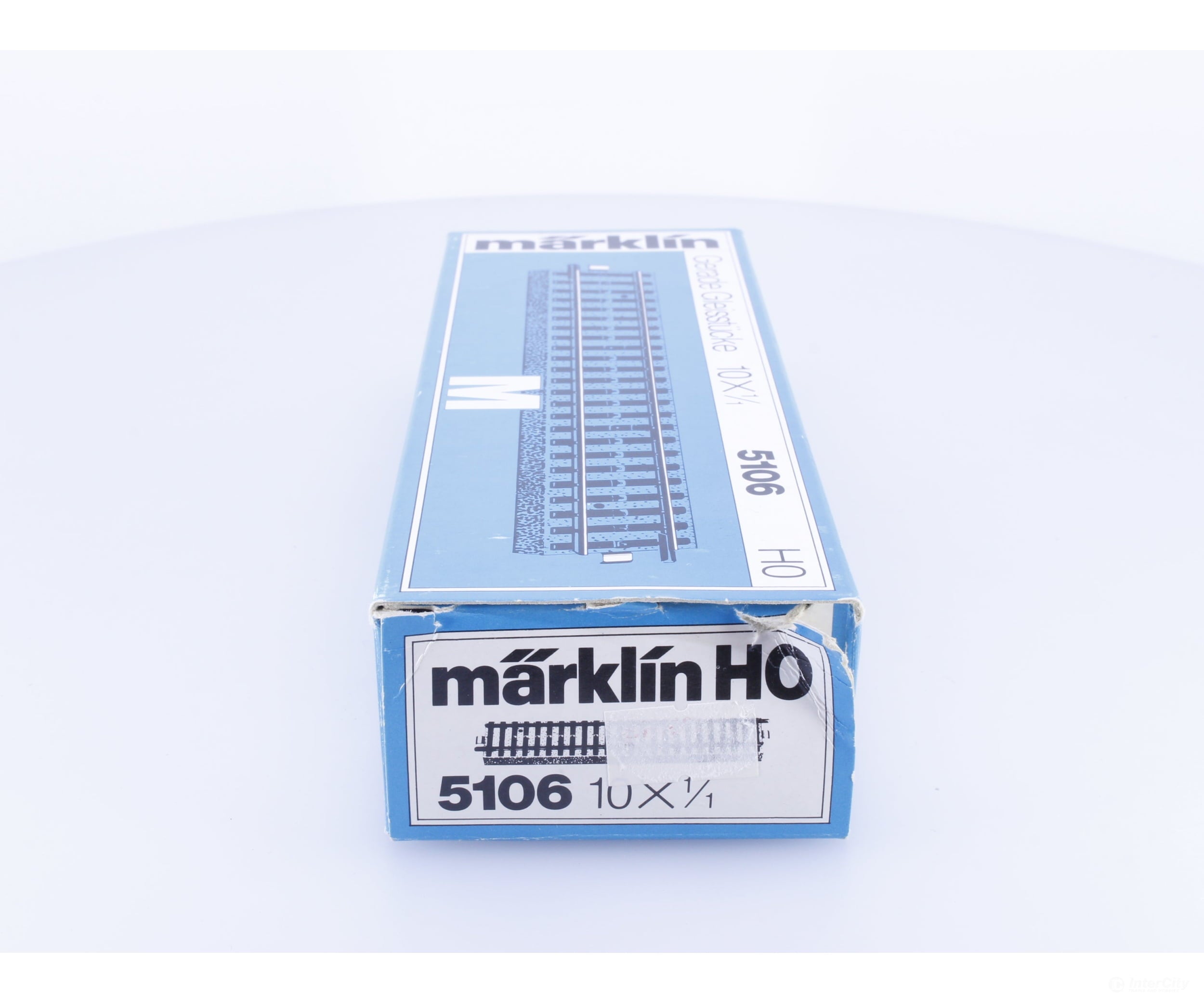 Marklin 5106 HO Straight Track Sections M Track 10 Pieces (#9) - Track & Turnouts