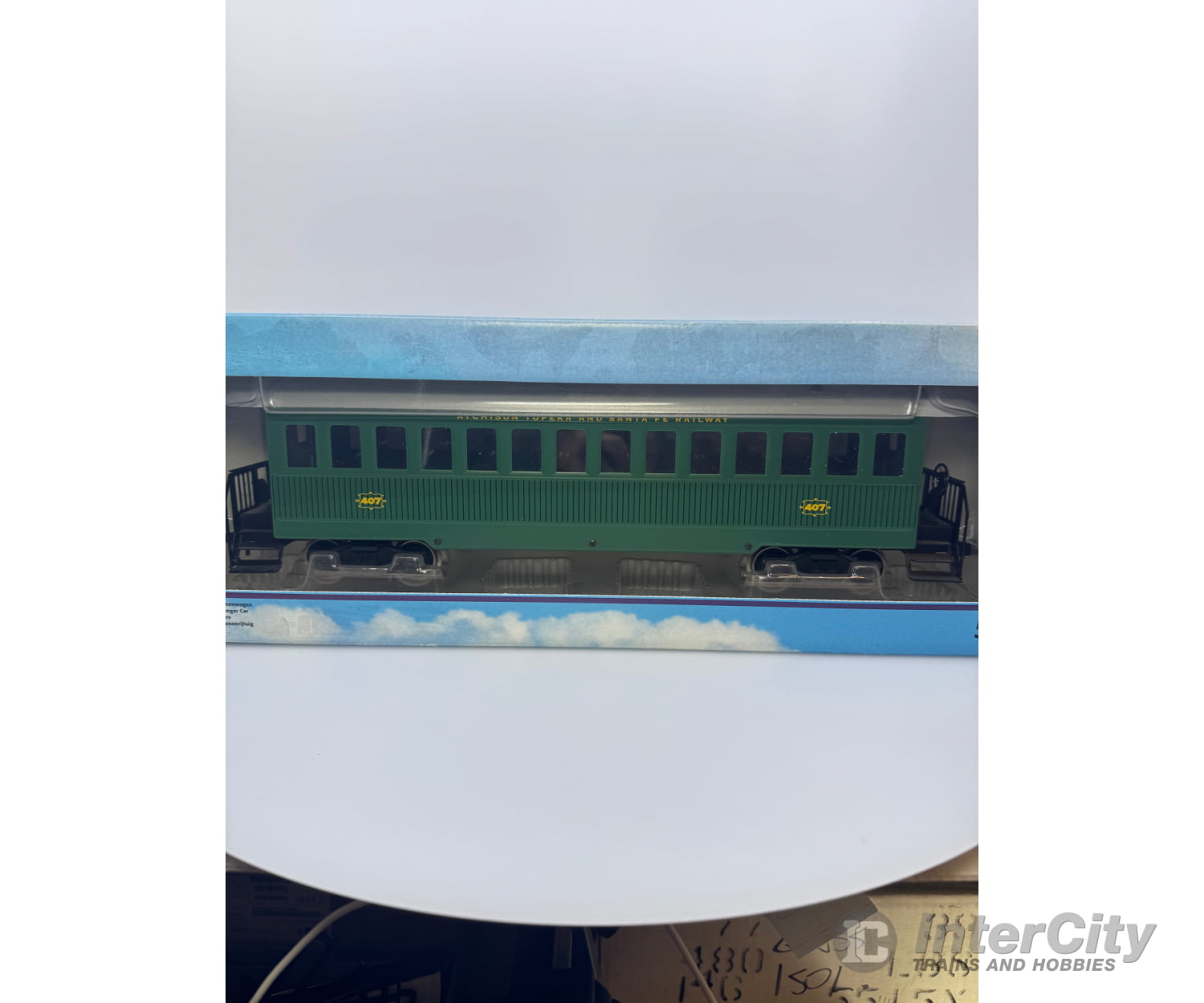 Marklin 54731 G 4 Axle Passenger Car Atchison Topeka And Santa Fe (Atsf) 407 Cars