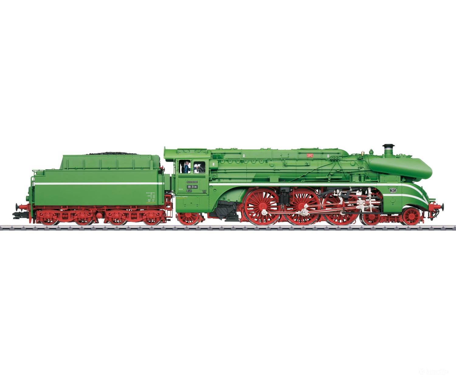 Marklin 55128 1 DR Class 18 Steam Locomotive MFX Digital Sound European Locomotives