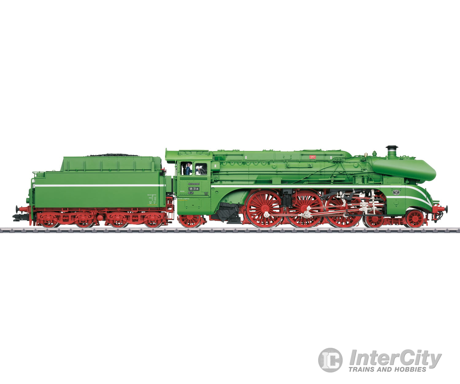 Marklin 55128 1 DR Class 18 Steam Locomotive MFX Digital Sound European Locomotives