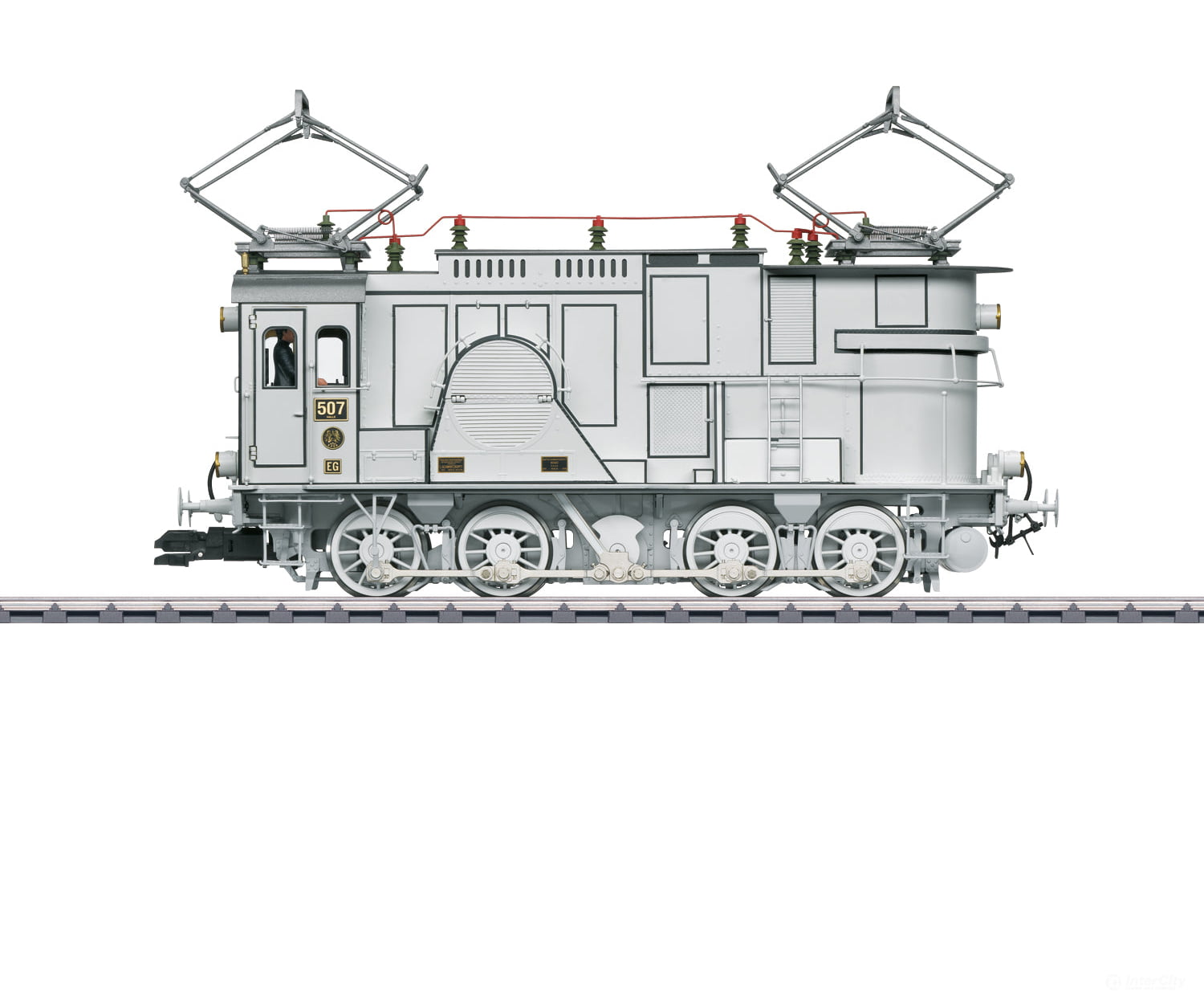 Marklin 55506 1 KPEV Class EG 507 Freight Train Electric Locomotive with Photographic Gray Paint MFX Digital Sound