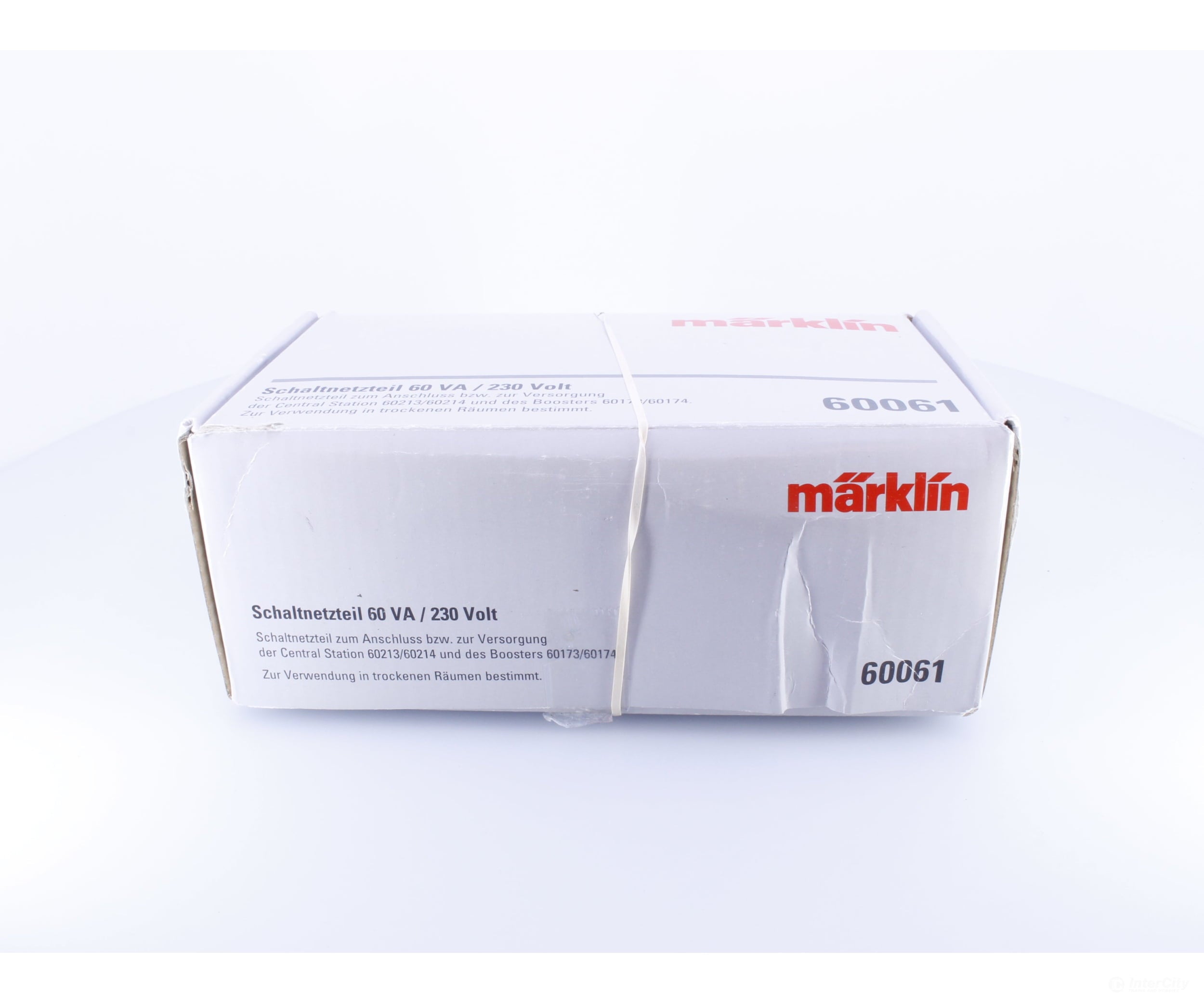 Marklin 60061 HO 220V 60W Power Transformer w/ European Plug (#1) Analog Throttles & Power