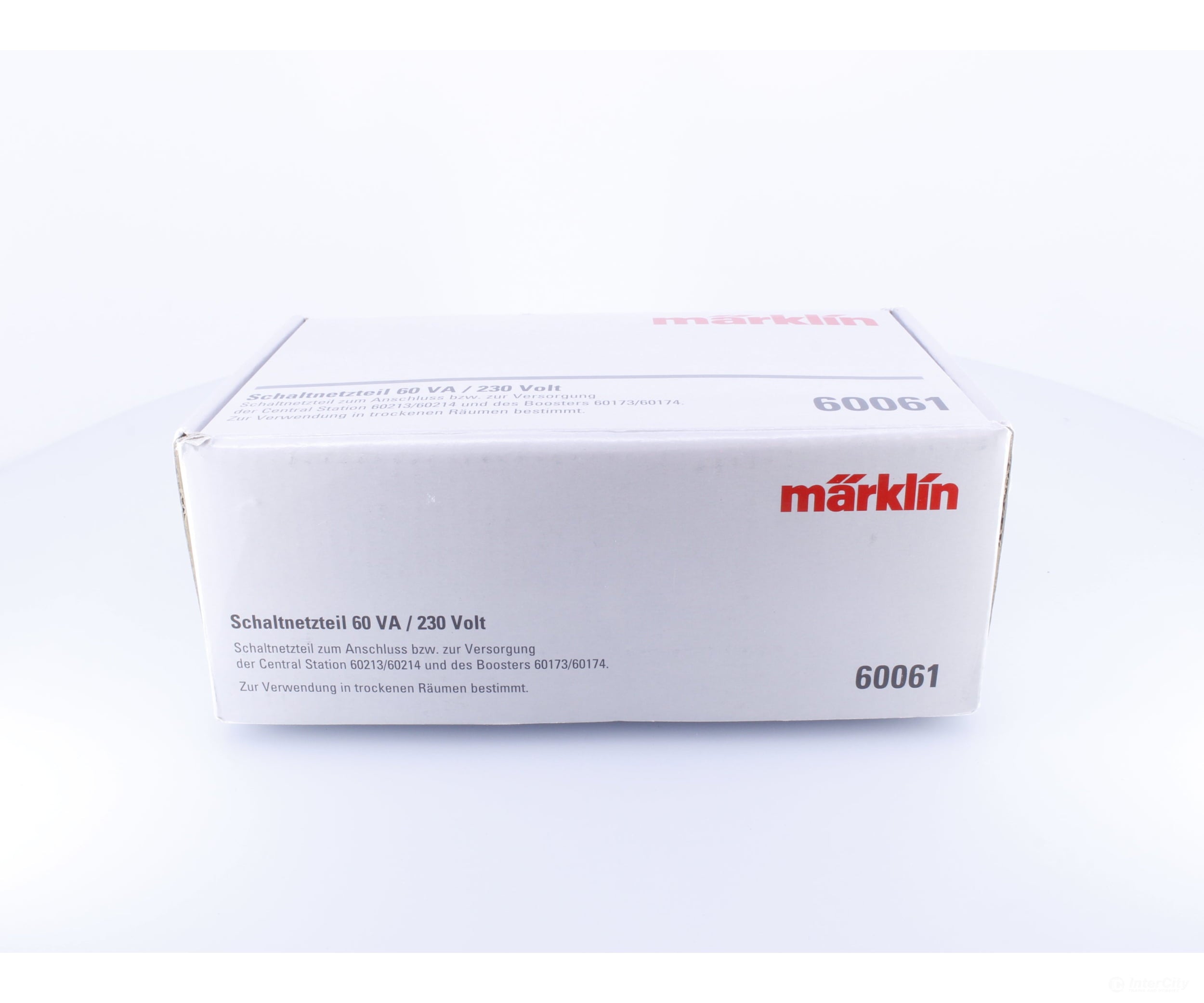 Marklin 60061 HO 220V 60W Power Transformer w/ European Plug (#2) Analog Throttles & Power