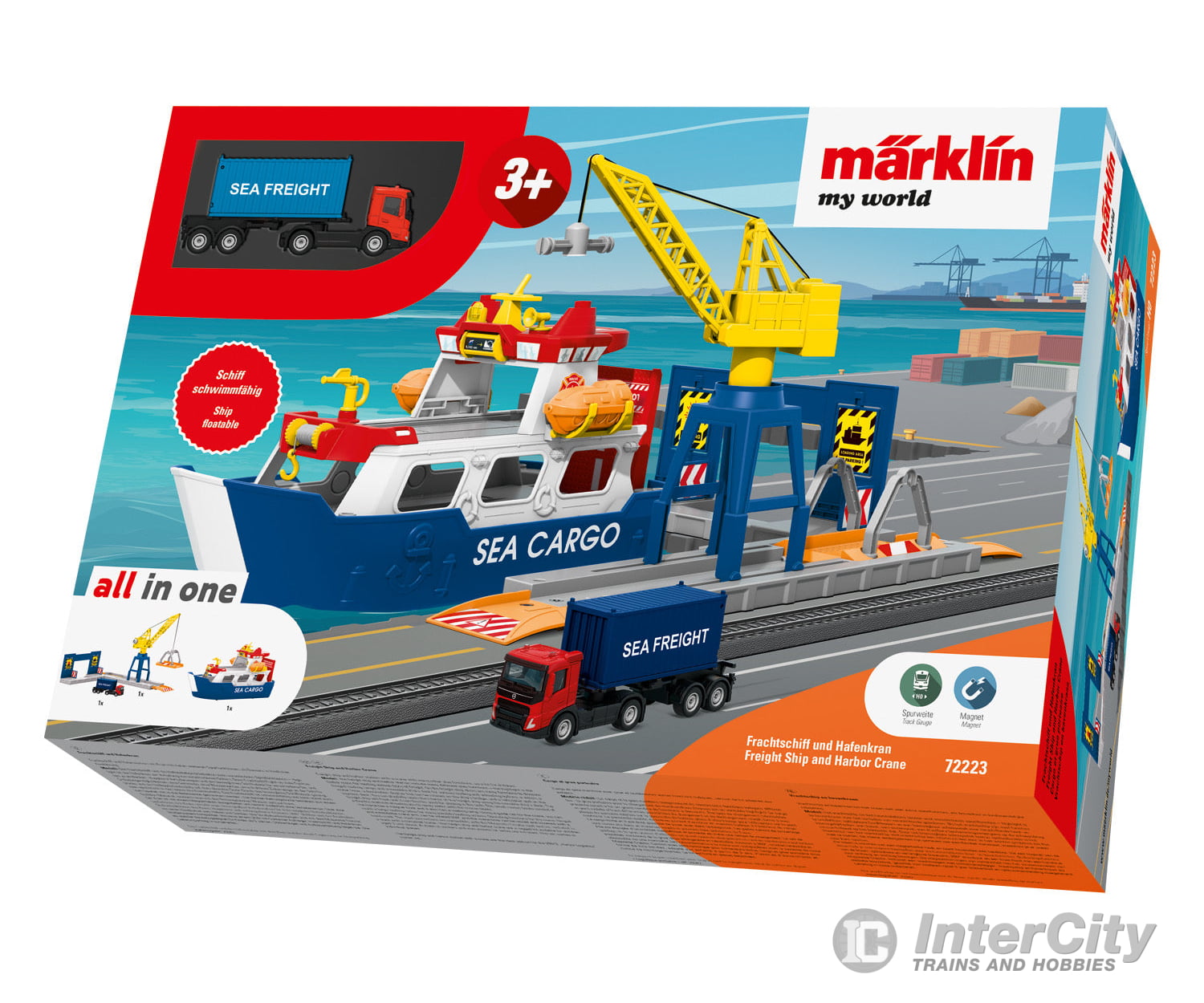 Marklin 72223 Marklin my world - Freight Ship and Harbor Crane - Default Title (IC-MARK-72223)