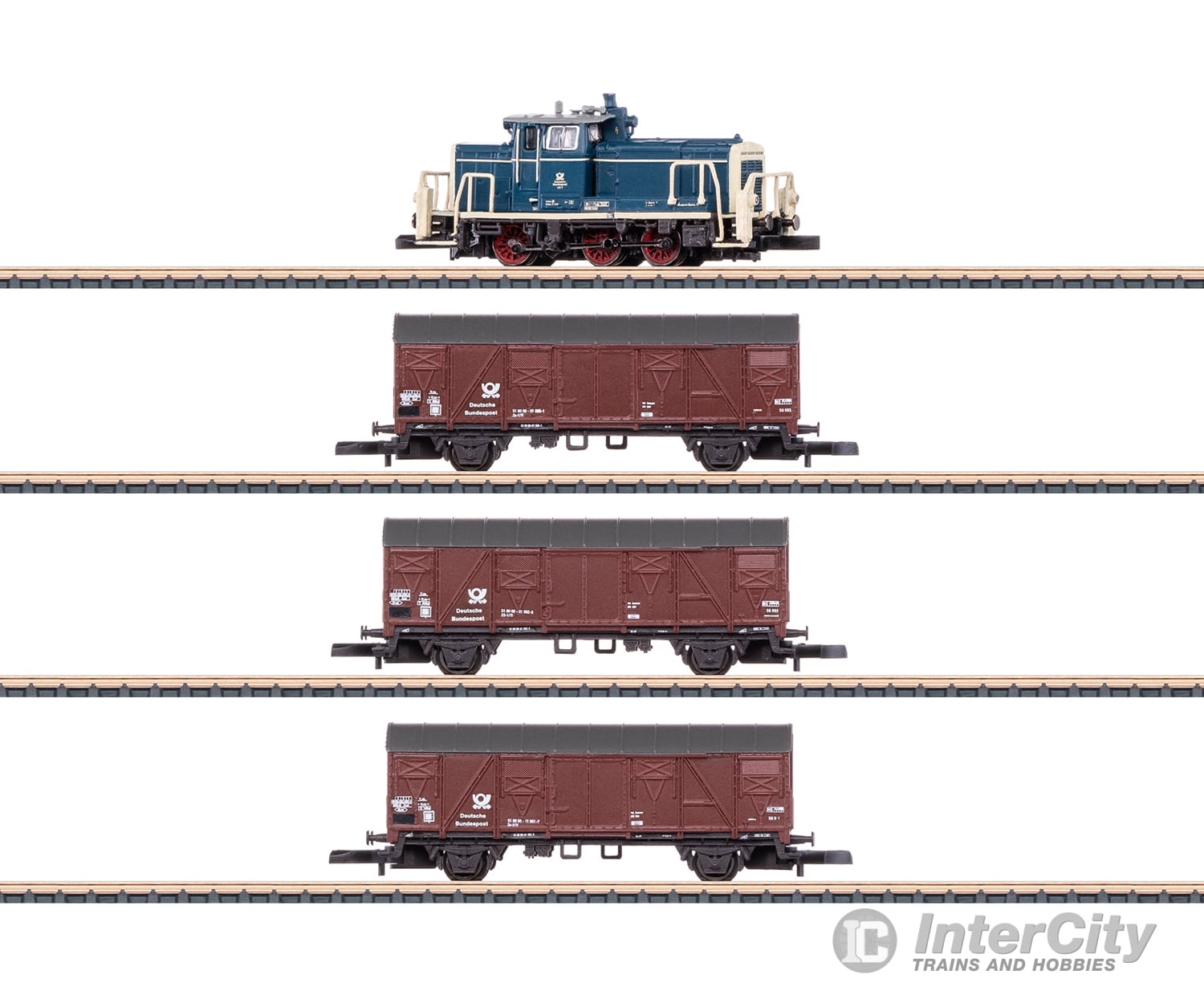 Marklin 81359 Z Train package Deutsche Bundespost (MHI Exclusive Item) European Passenger Cars
