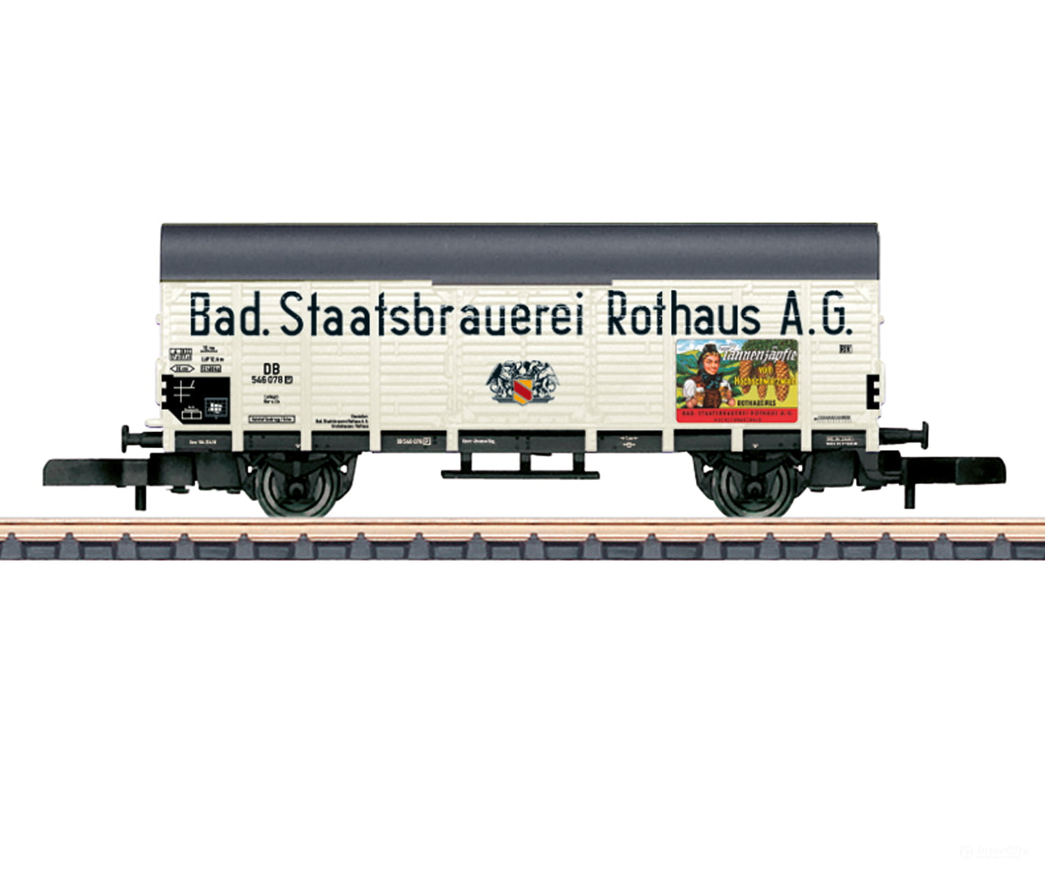 Marklin 82260 Z DB Type GL 11 Boxcar ’Tannenzäpfle’ European Freight Cars