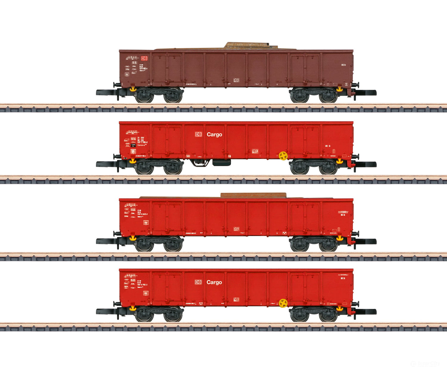Marklin 82542 Z Db Ag Type Eanos High-Side Gondola Set European Freight Cars